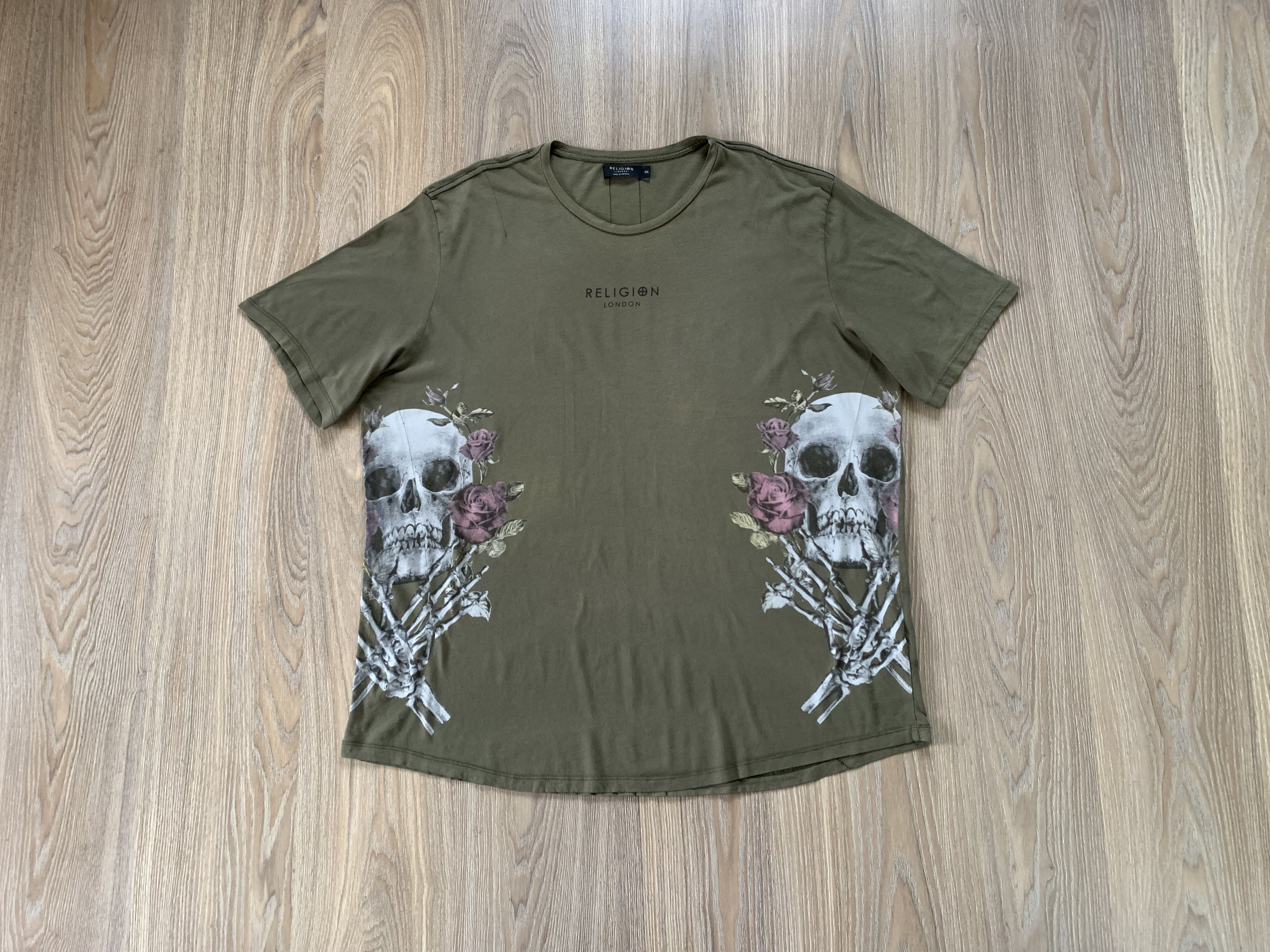 Japanese Brand × True Religion True Religion Skull Printed T Shirt Size US XXL / EU 58 / 5 - 1 Thumbnail