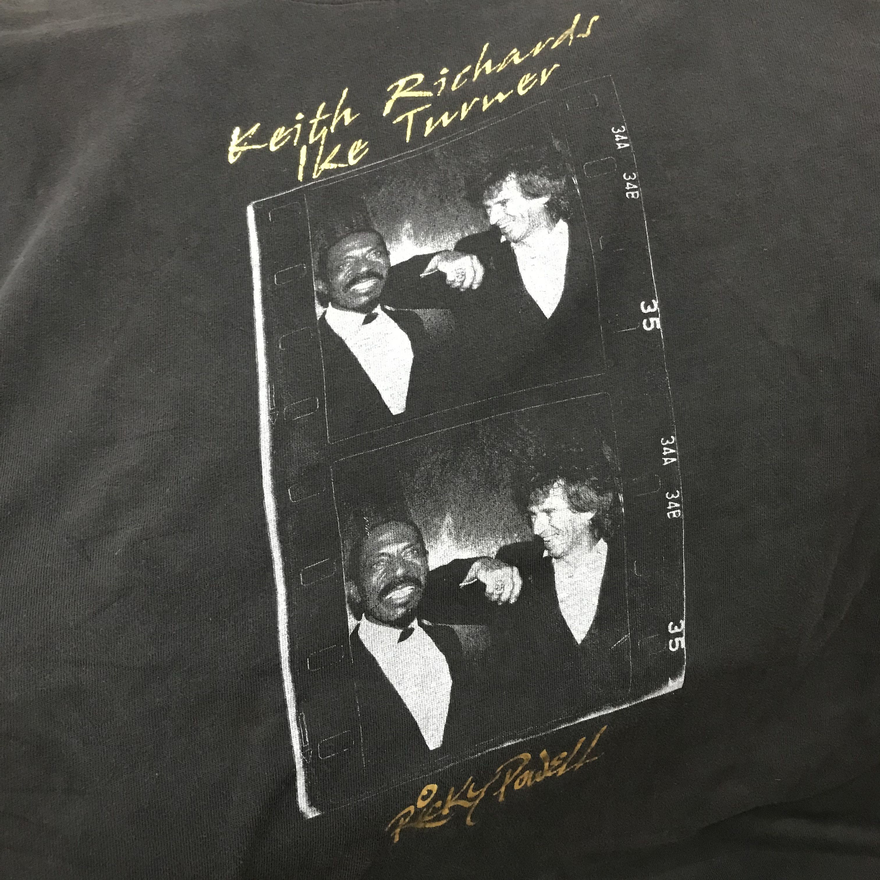 Band Tees Vintage Big L keith richards NYC With Ricky Powell phototee Size US L / EU 52-54 / 3 - 5 Thumbnail