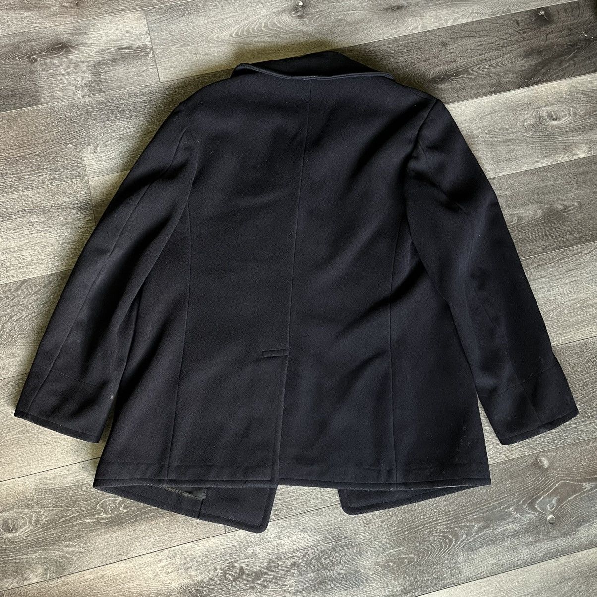 Naval Clothing Factory True Vintage 1940s WW2 World War 2 Navy Wool Peacoat Jacket Size US S / EU 44-46 / 1 - 2 Thumbnail
