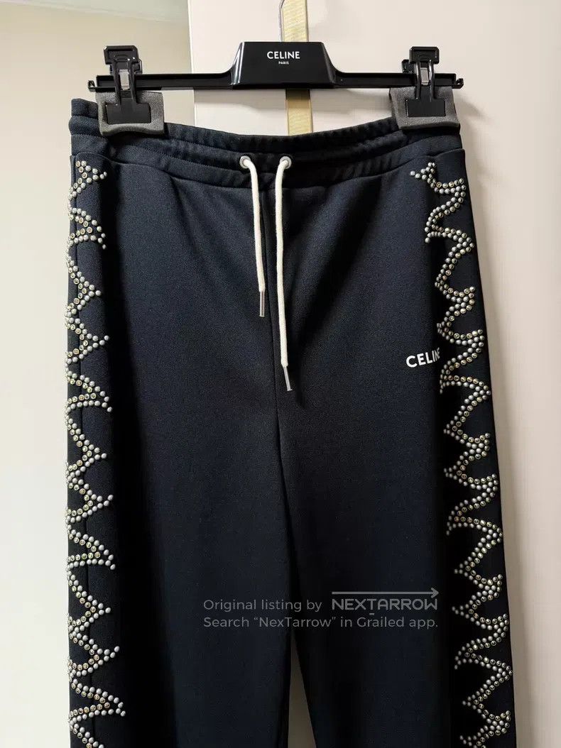 Celine Celine size S Four Claws Studs Diamond Logo Casual Pants i Size US 27 - 2 Thumbnail