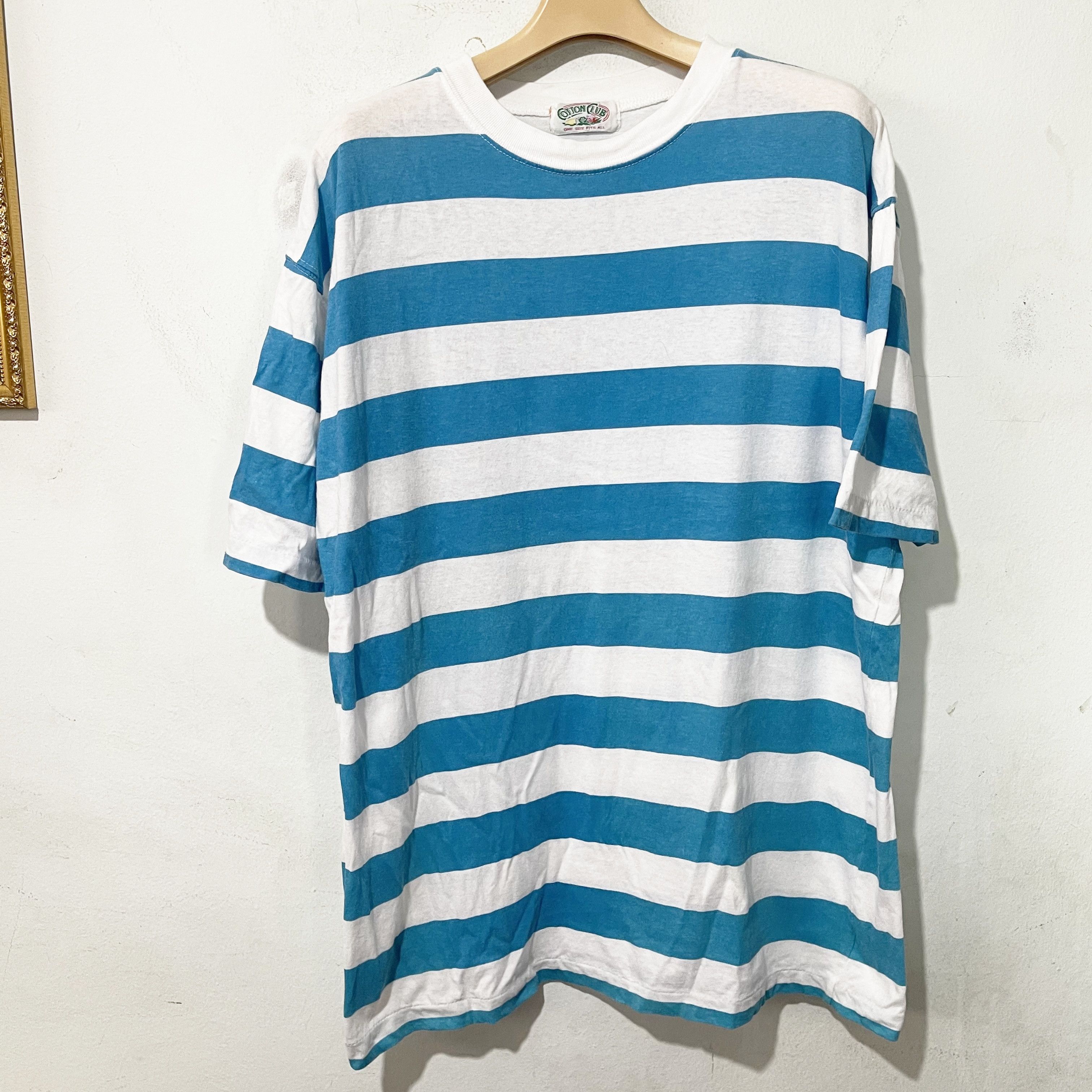 Vintage Vintage 90s Striped Shirt Size US XL / EU 56 / 4 - 1 Thumbnail