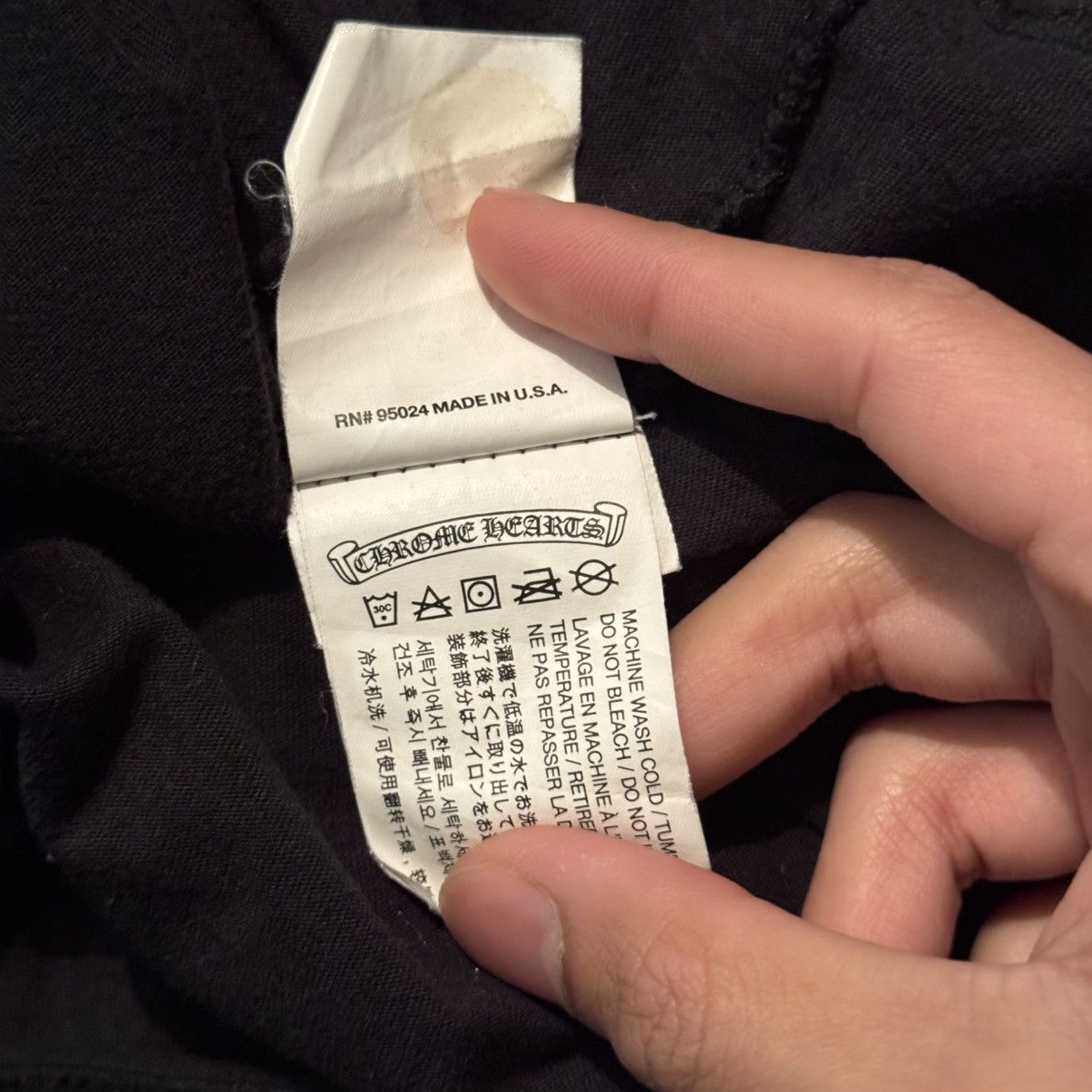 Chrome Hearts Chrome Hearts New York exclusive horseshoe pocket tee Size US M / EU 48-50 / 2 - 7 Thumbnail