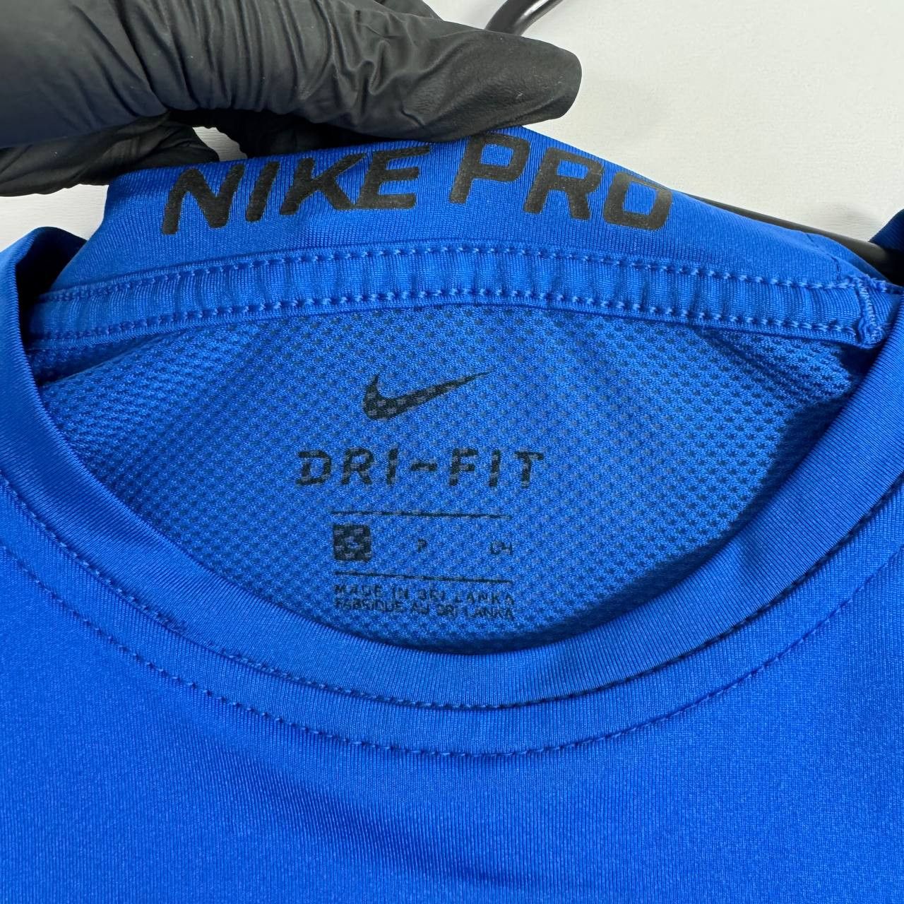 Nike Nike Pro Dri-Fit Compression Long Sleeve Blue Mens Size S Size US S / EU 44-46 / 1 - 6 Thumbnail