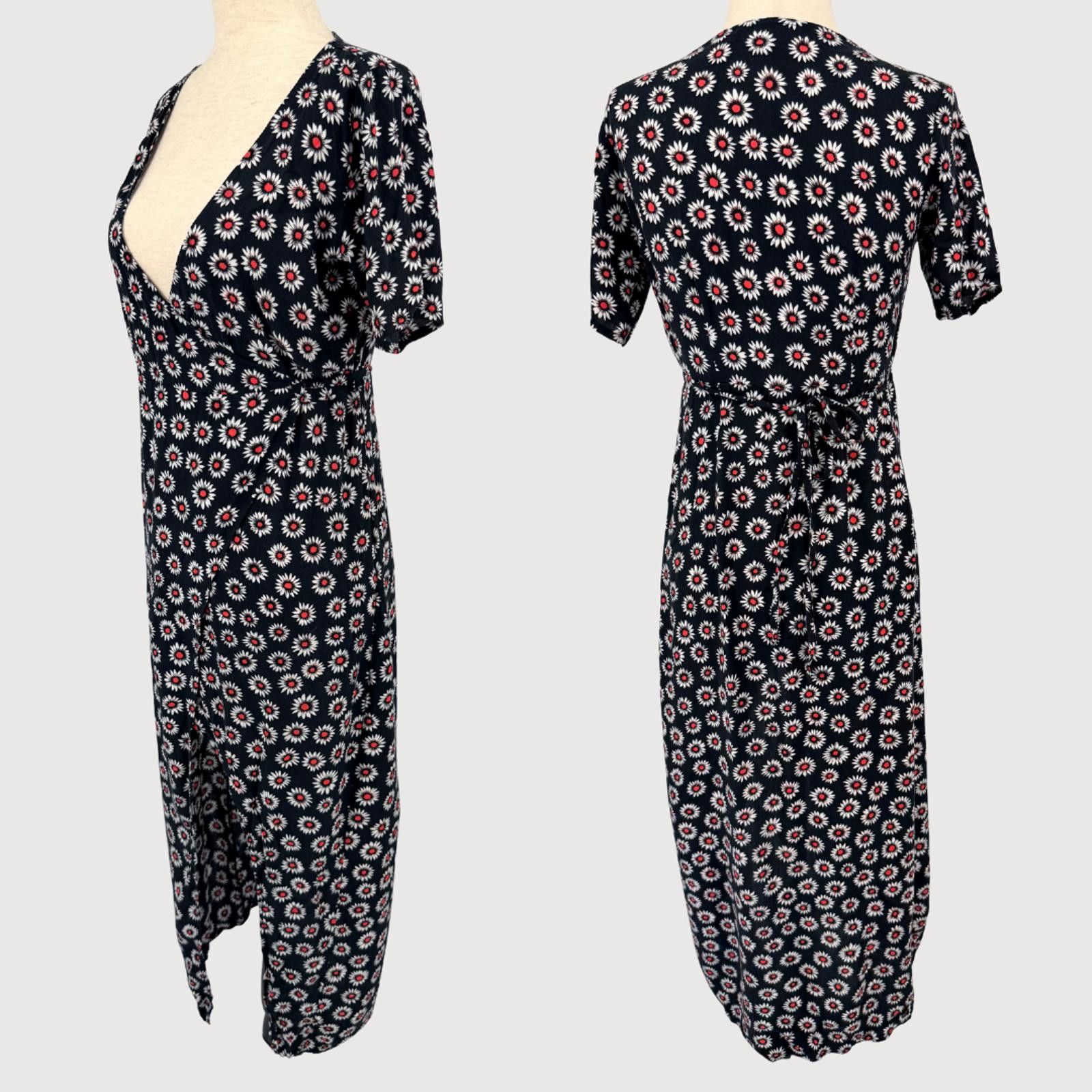 Philippe Model Garage Riva Daisy Maxi Dress Black Floral XXS Size XXS / US 00 / IT 34 - 4 Thumbnail