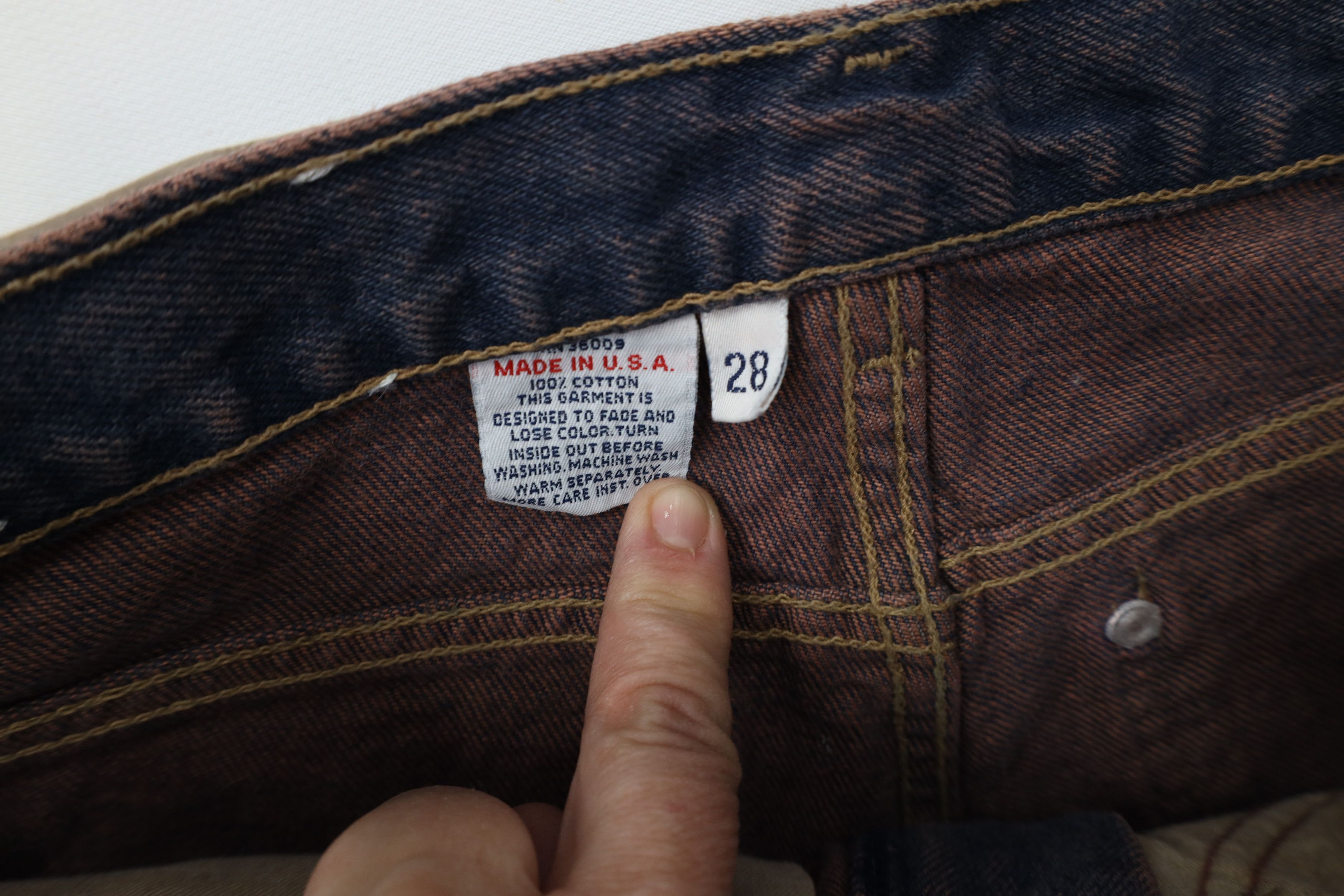 Calvin Klein Deadstock Vintage 80s 90s Calvin Klein Western Jeans USA Size US 28 / EU 44 - 7 Thumbnail
