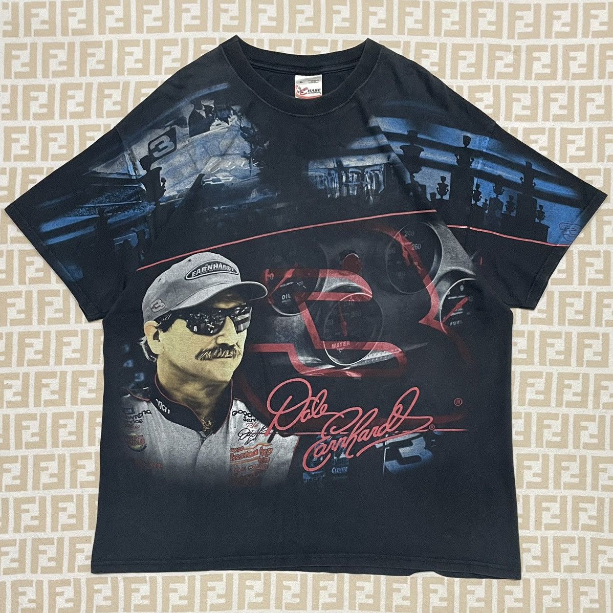 NASCAR Vintage AOP Nascar Dale Earnhardt Tee Size US XL / EU 56 / 4 - 2 Thumbnail