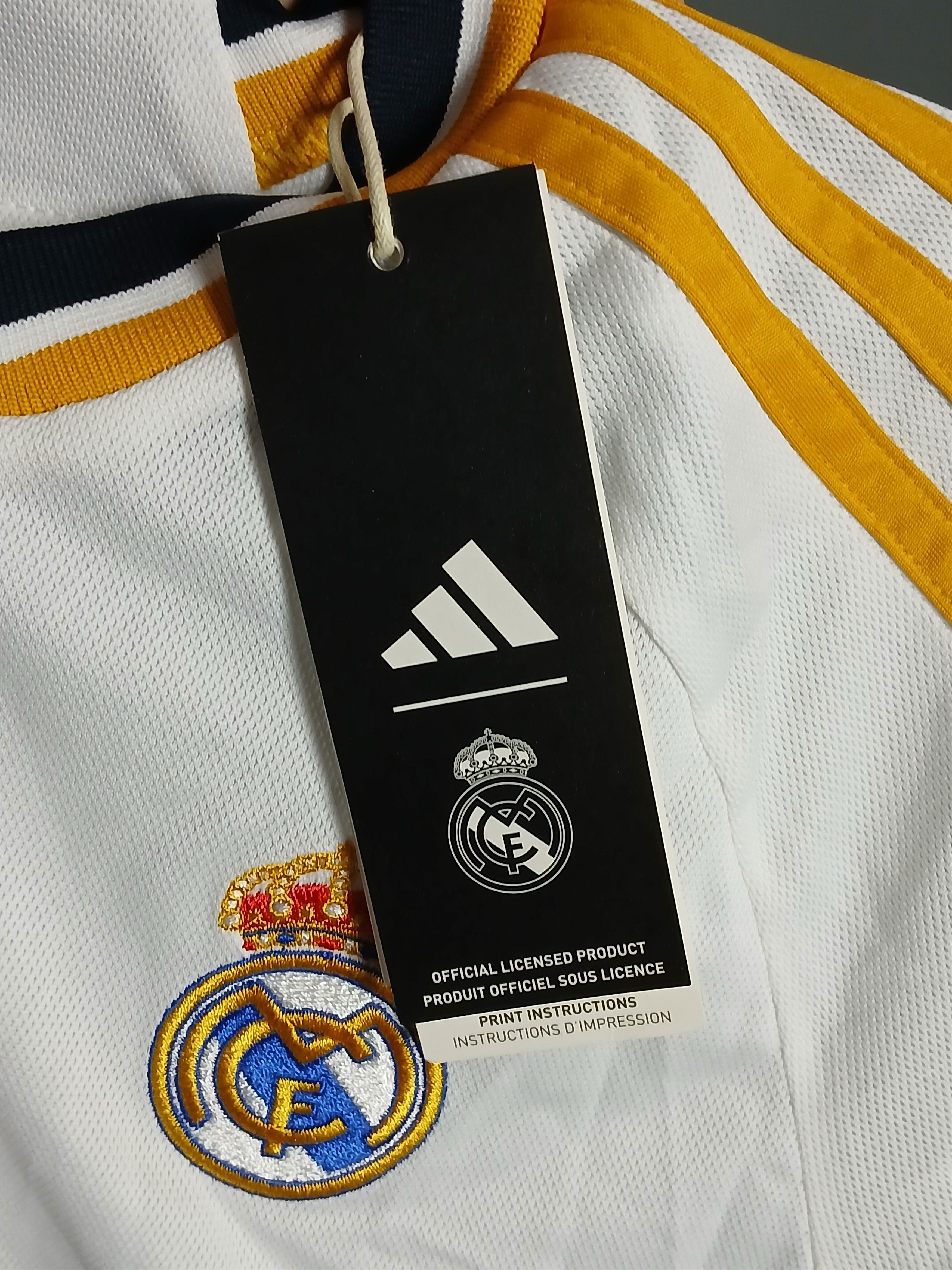 Adidas KIDS New Real Madrid 2023/2024 Home Football Jersey T-Shirt Size US S / EU 44-46 / 1 - 9 Thumbnail