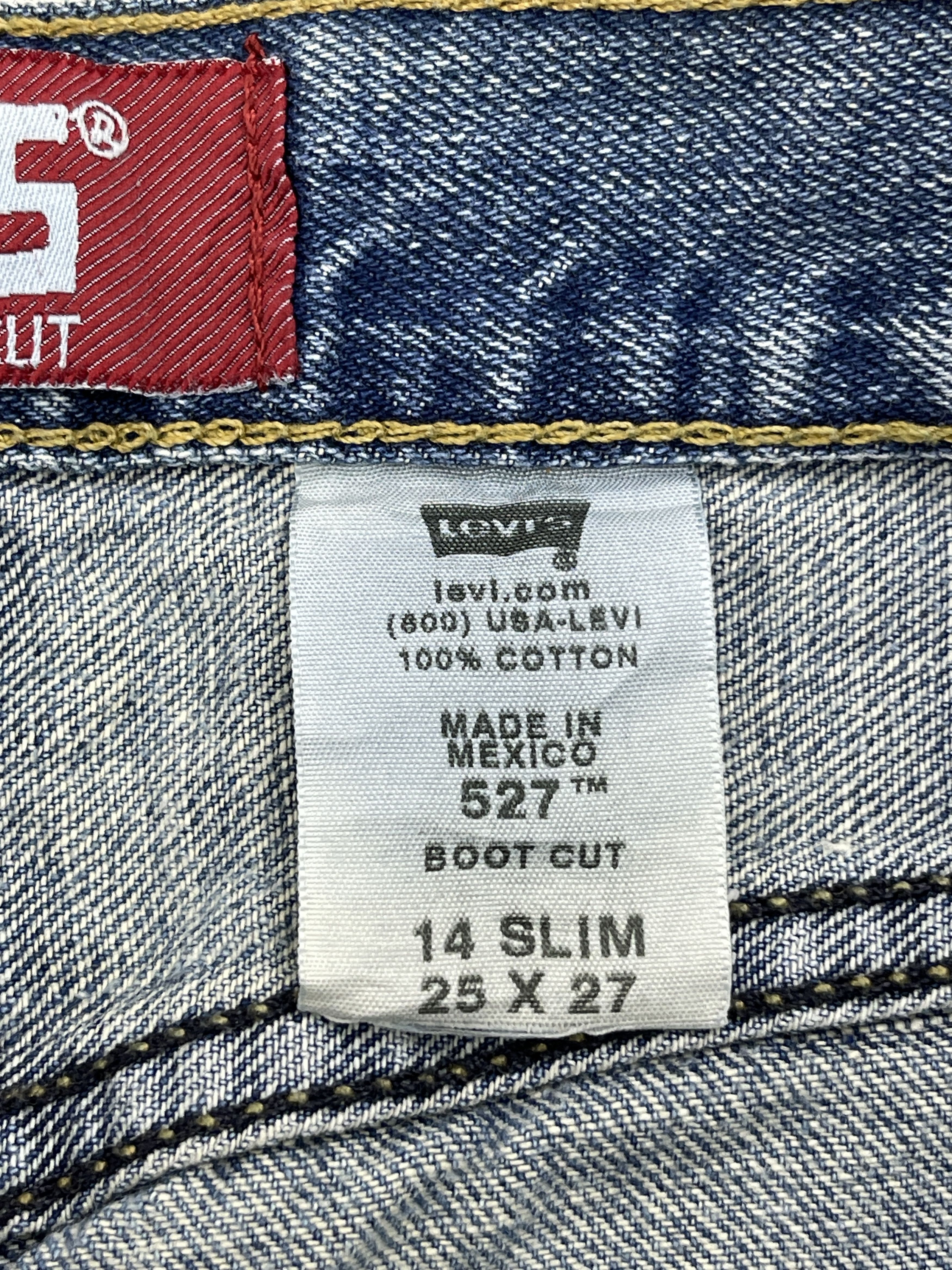Levi's Vintage Levis 527 Flare Bootcut Jeans DP2566 Size US 26 / EU 42 - 7 Thumbnail