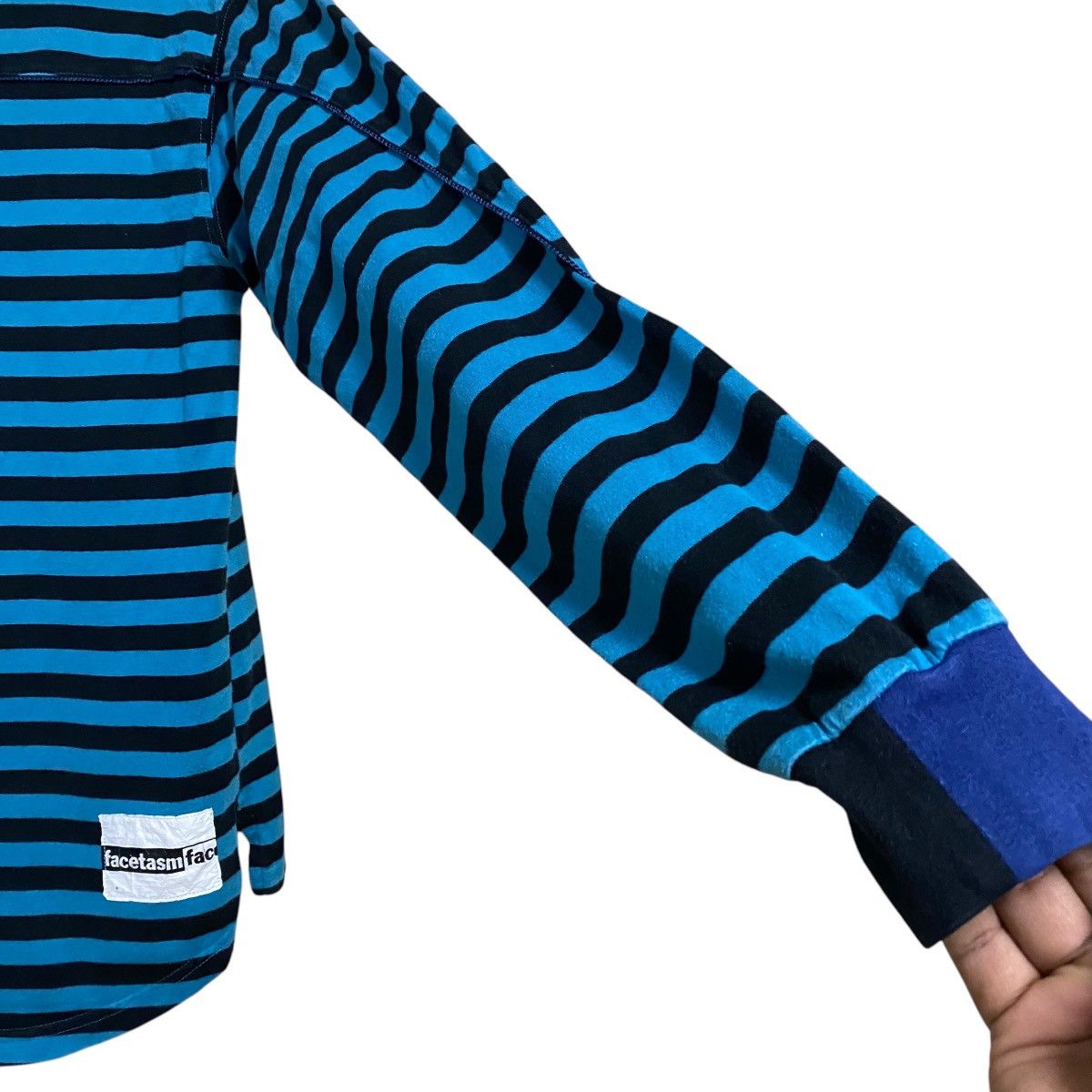 Facetasm Facetasm Striped Shirt Ribs Longsleeve Size US S / EU 44-46 / 1 - 8 Thumbnail