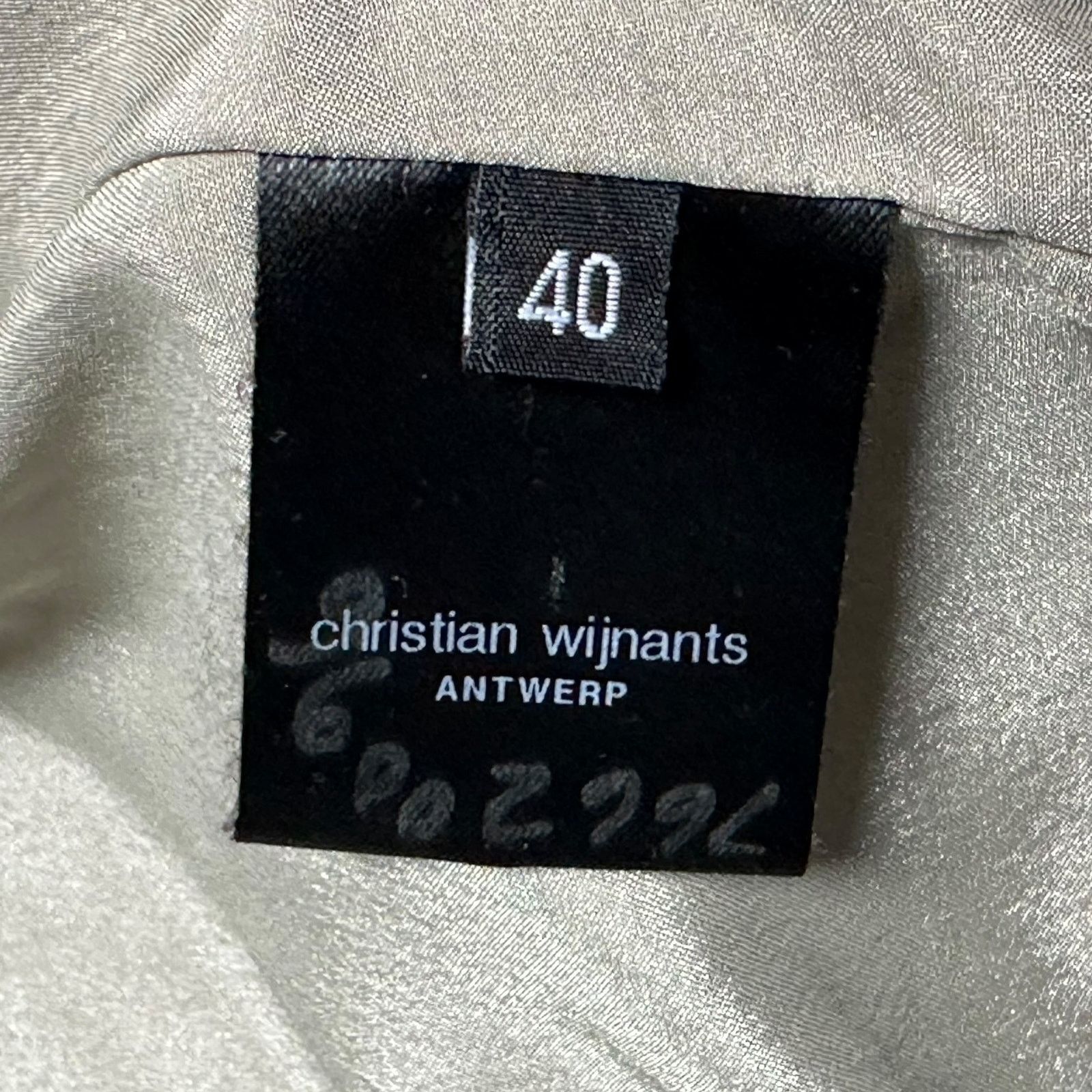Christian Wijnants Christian Wijnants 100% Silk Textured Cropped Jacket Size M / US 6-8 / IT 42-44 - 6 Thumbnail