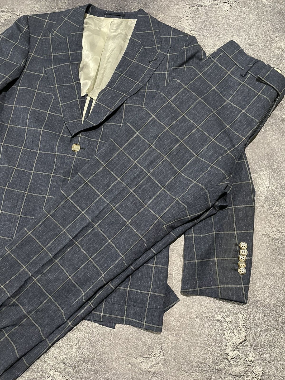 Suitsupply Vintage Suitsupply Pure Wool Super 110s Classic Suit Size 38S - 2 Thumbnail