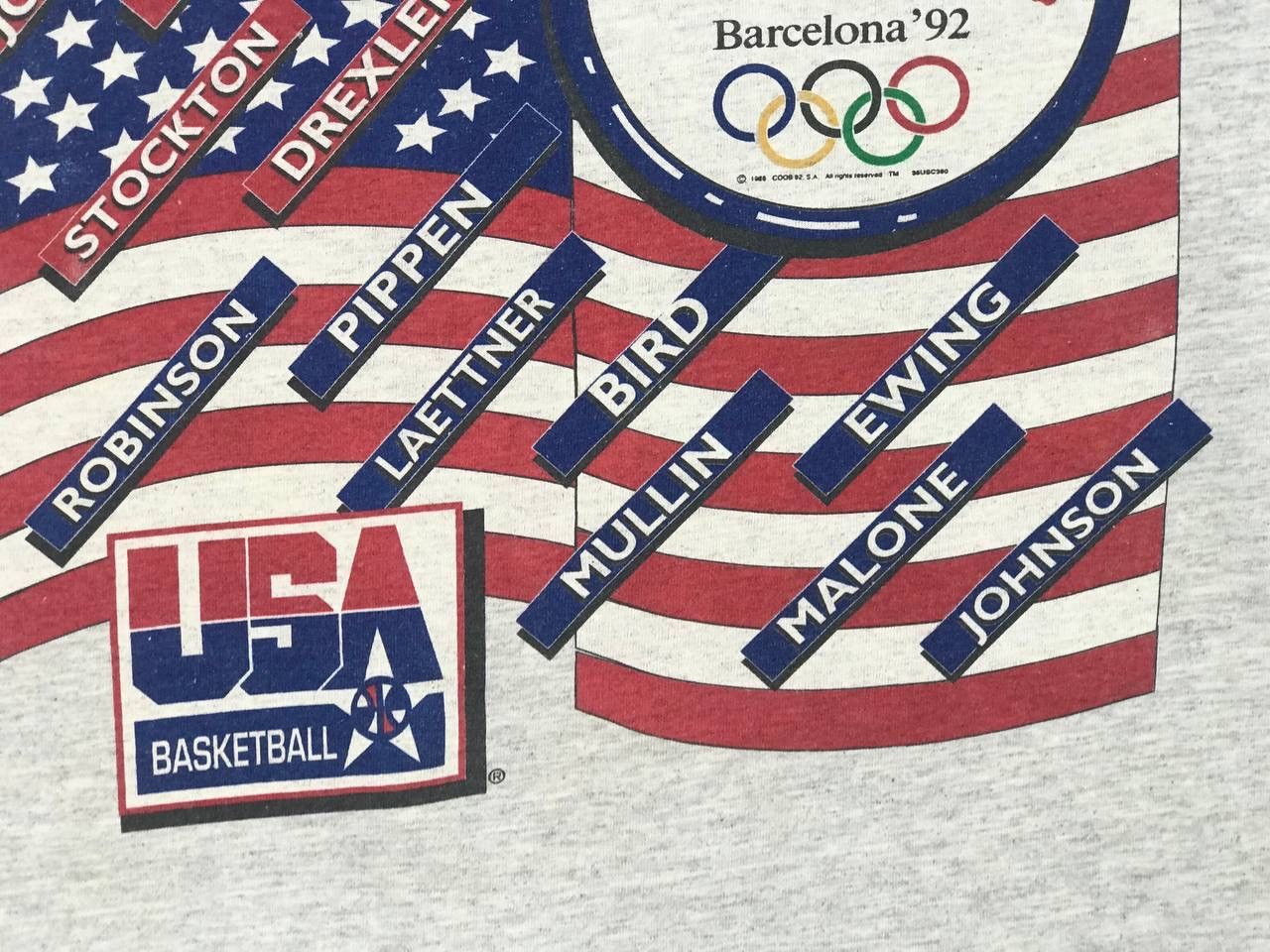 NBA × Vintage Vintage rare Basketball Dream team 1992 Olympic Barcelona Size US L / EU 52-54 / 3 - 18 Thumbnail