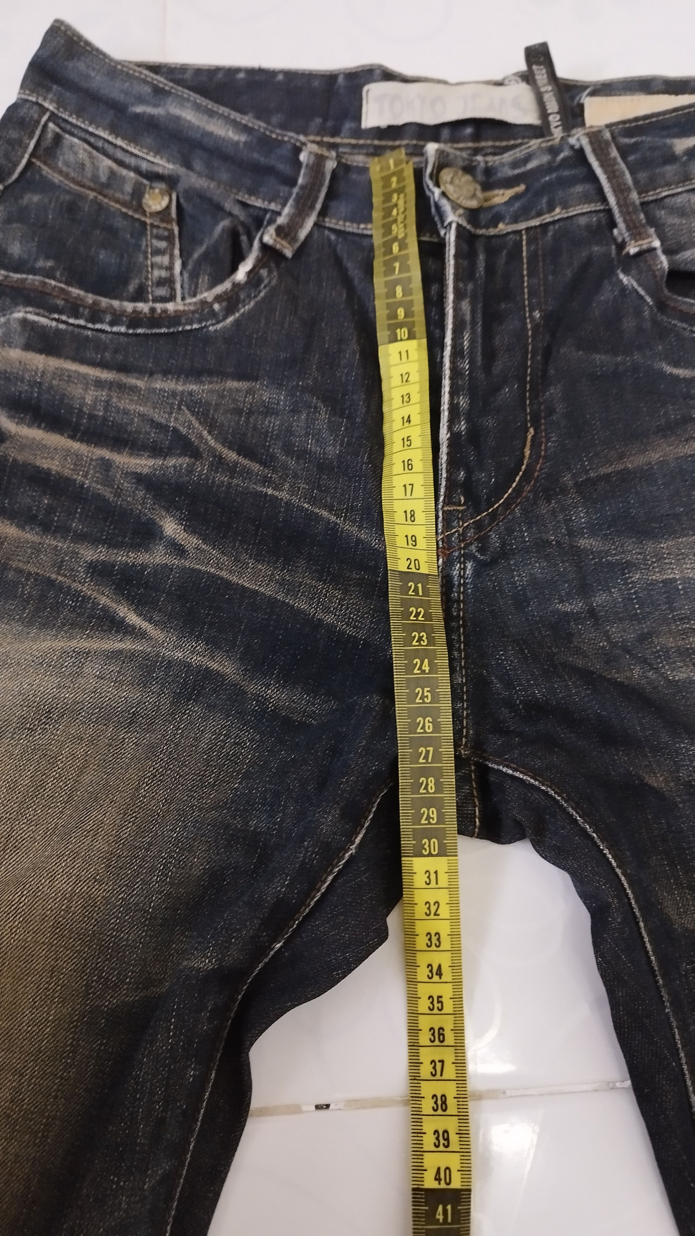 Japanese Brand Tokyo CROXX jeans distressed Size US 30 / EU 46 - 15 Thumbnail
