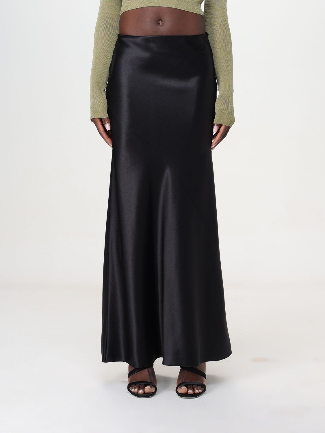 image of Saint Laurent Paris Saint Laurent Skirt Woman Black, Women's (Size 26)