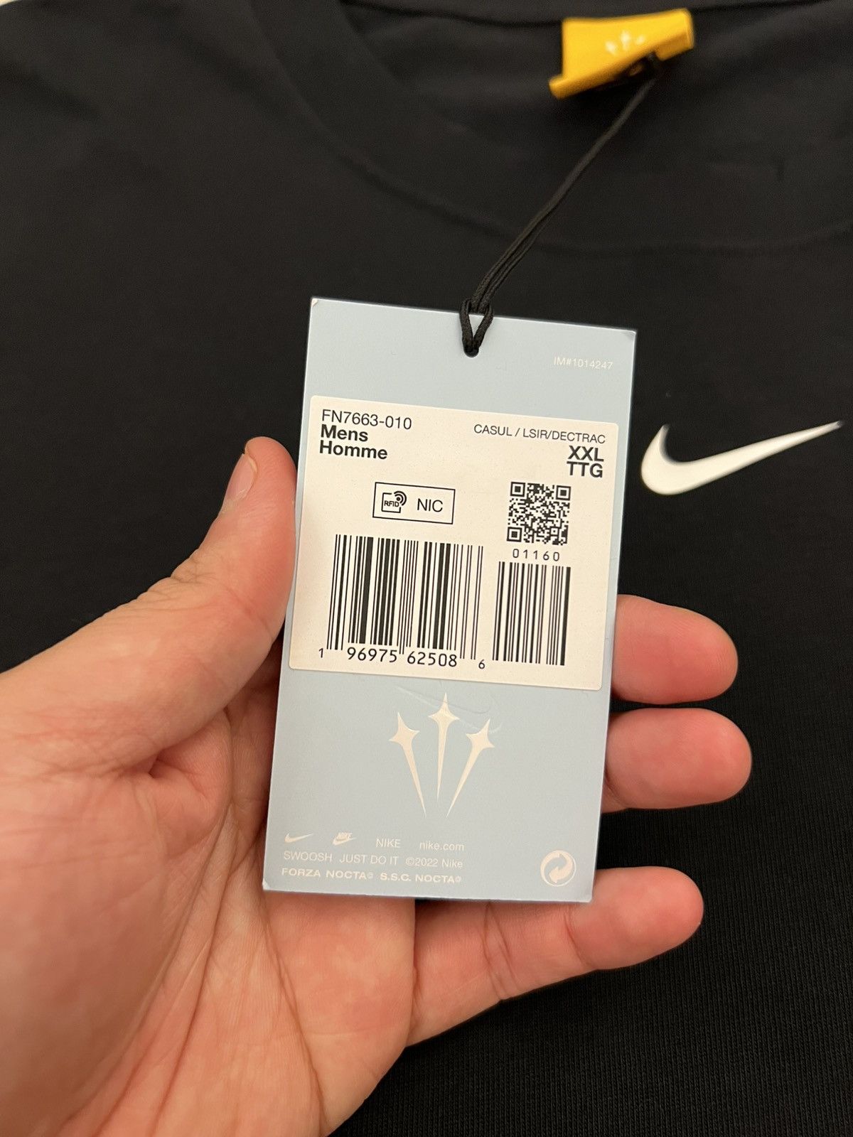 NOCTA × Nike Nike X NOCTA NRG Big Body CS Tee Black Size US XXL / EU 58 / 5 - 6 Thumbnail