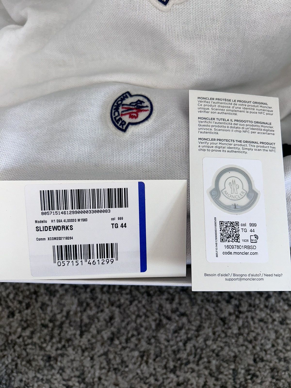 Moncler Moncler Logo Slideworks Sandal Size US 11 / EU 44 - 10 Thumbnail