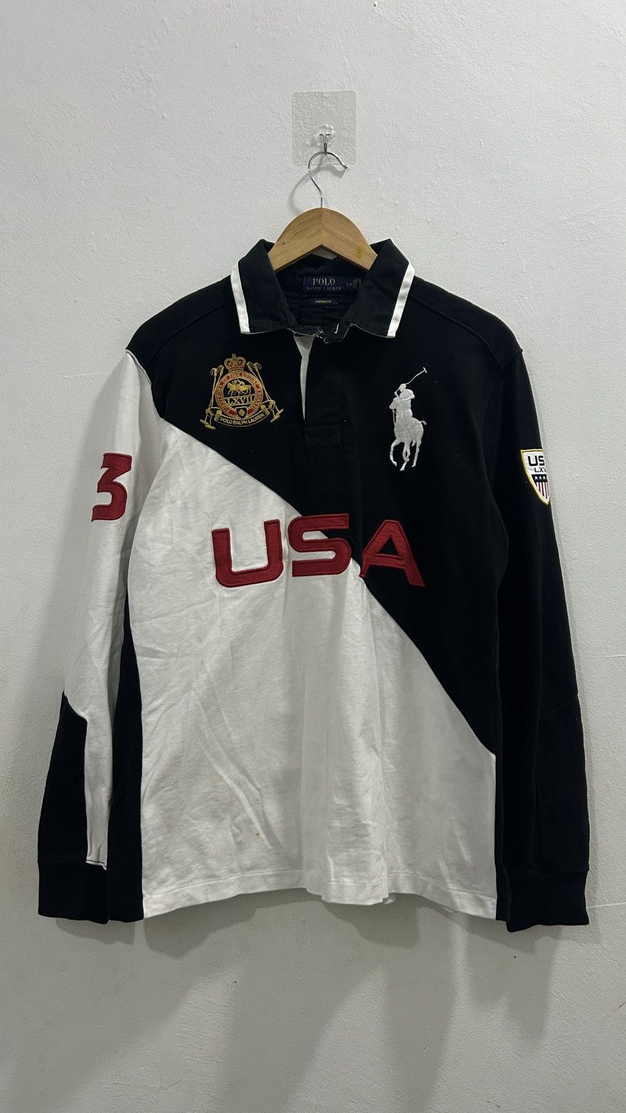 Polo Ralph Lauren Polo Ralph Lauren USA Polo Rugby Size US L / EU 52-54 / 3 - 1 Thumbnail