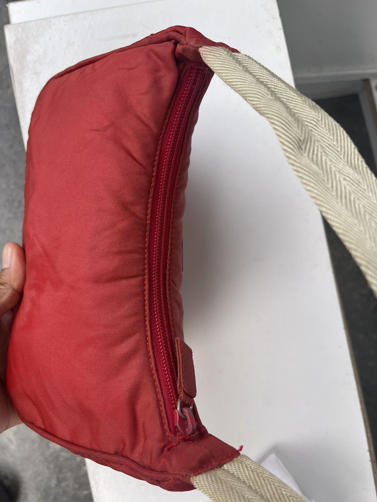 Prada VINTAGE PRADA TESSUTO SMALL HOBO BAG Size ONE SIZE - 12 Thumbnail