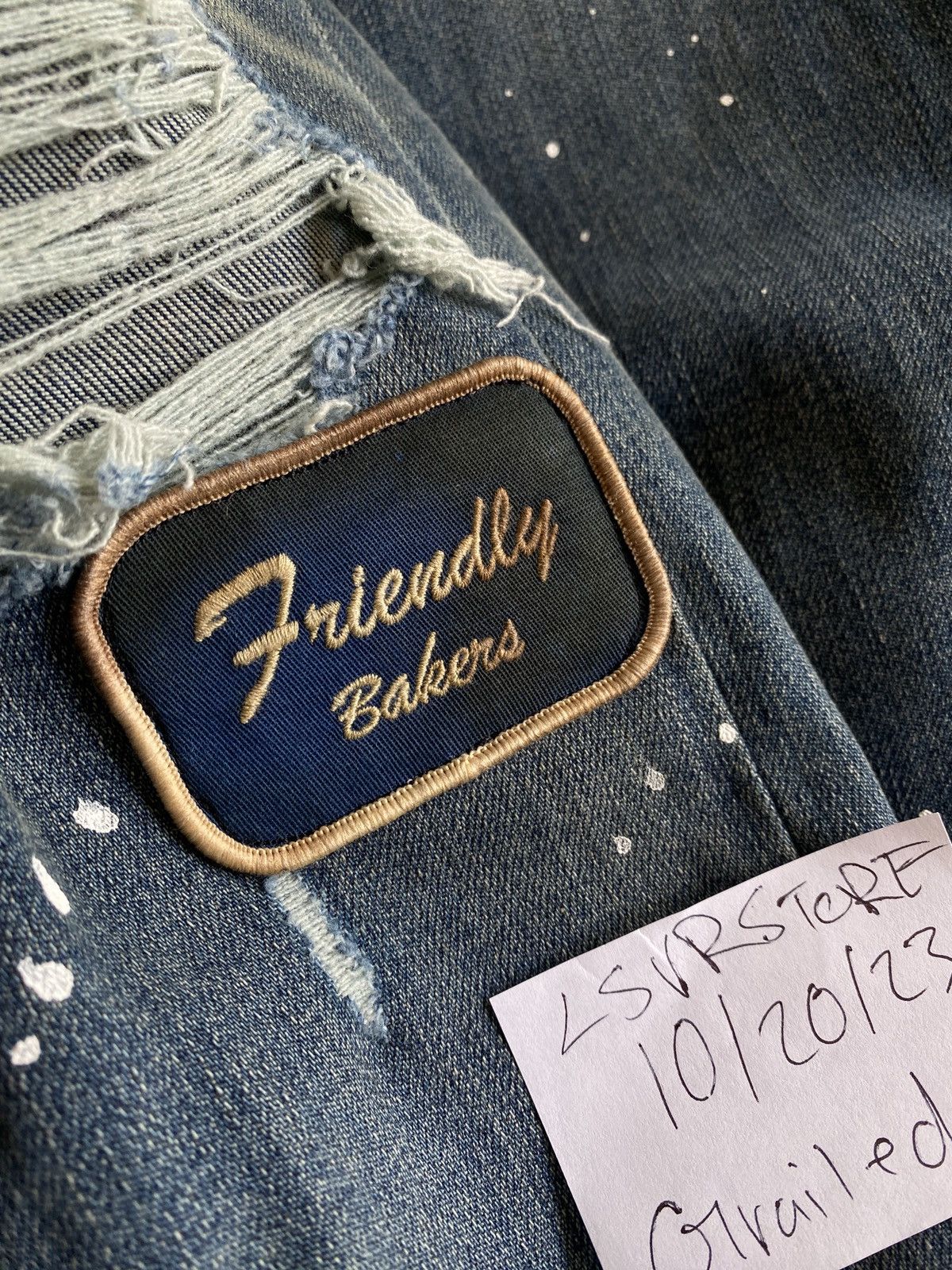Amiri AMIRI Art Patch Medium Indigo 32 OG Rare* Size US 32 / EU 48 - 14 Thumbnail
