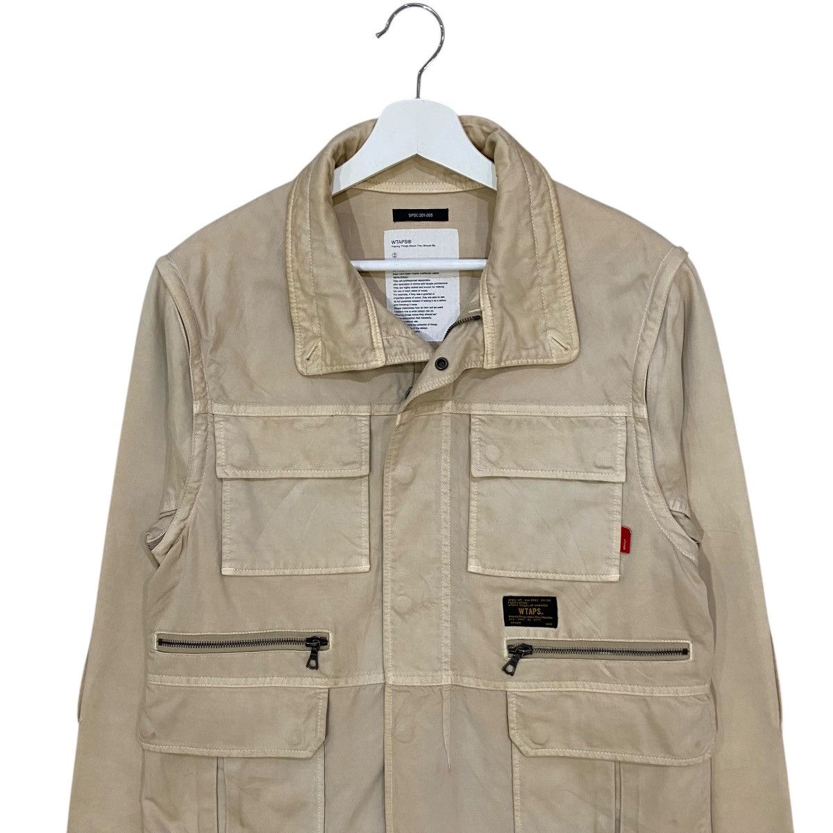 Wtaps 🔥VINTAGES WTAPS M-65 SPEC 201-205 FIELD SATIN JACKET ARMY Size US S / EU 44-46 / 1 - 3 Thumbnail