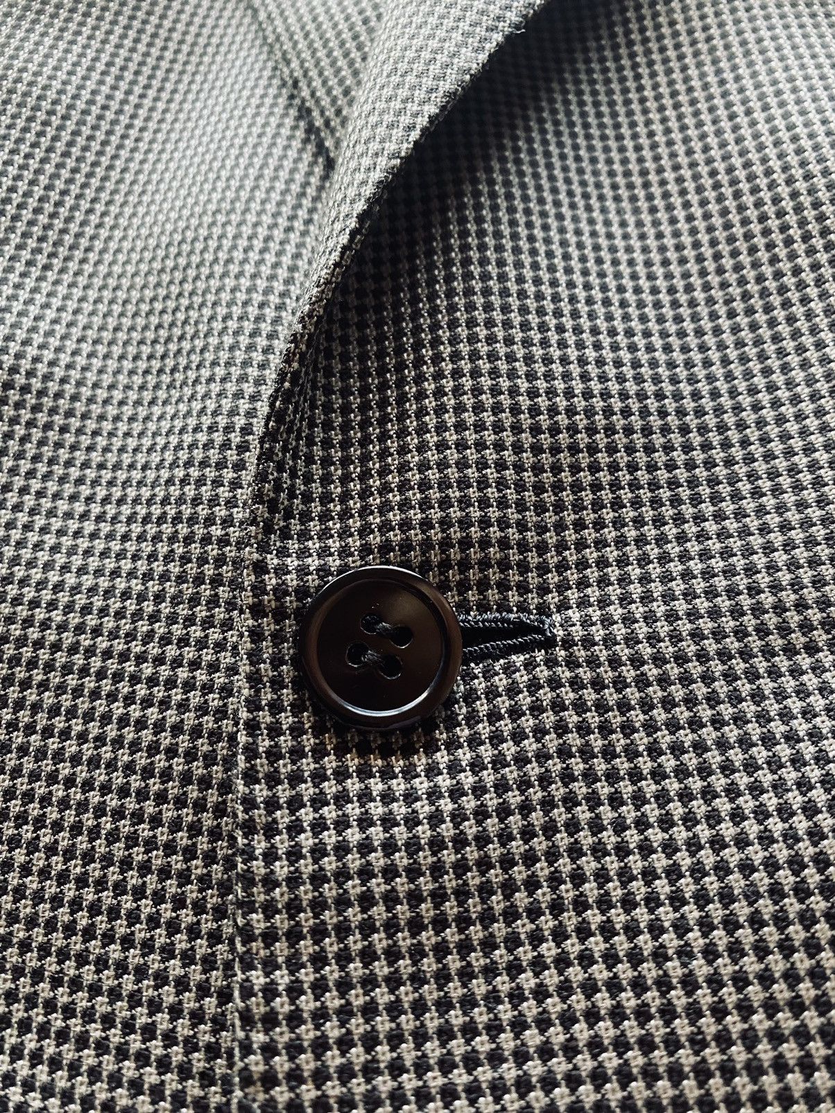 Brioni Brioni 🇮🇹 brown houndstooth wool/silk sport coat 42L NWT 6K Size 42L - 3 Thumbnail