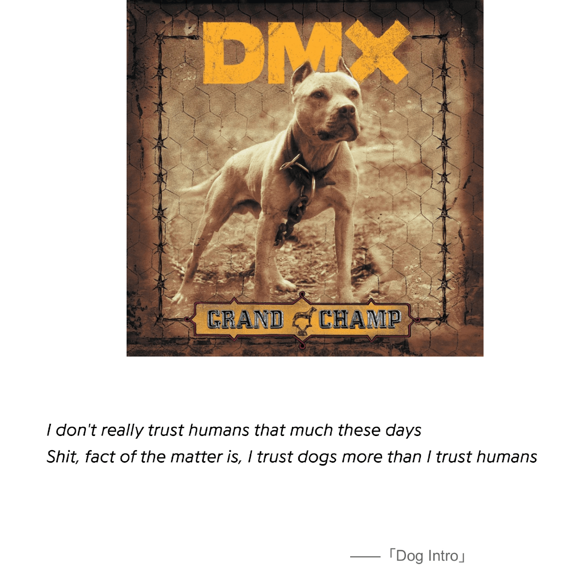 Vintage VINTAGE DMX DOGS LS TEE Size US XL / EU 56 / 4 - 5 Thumbnail