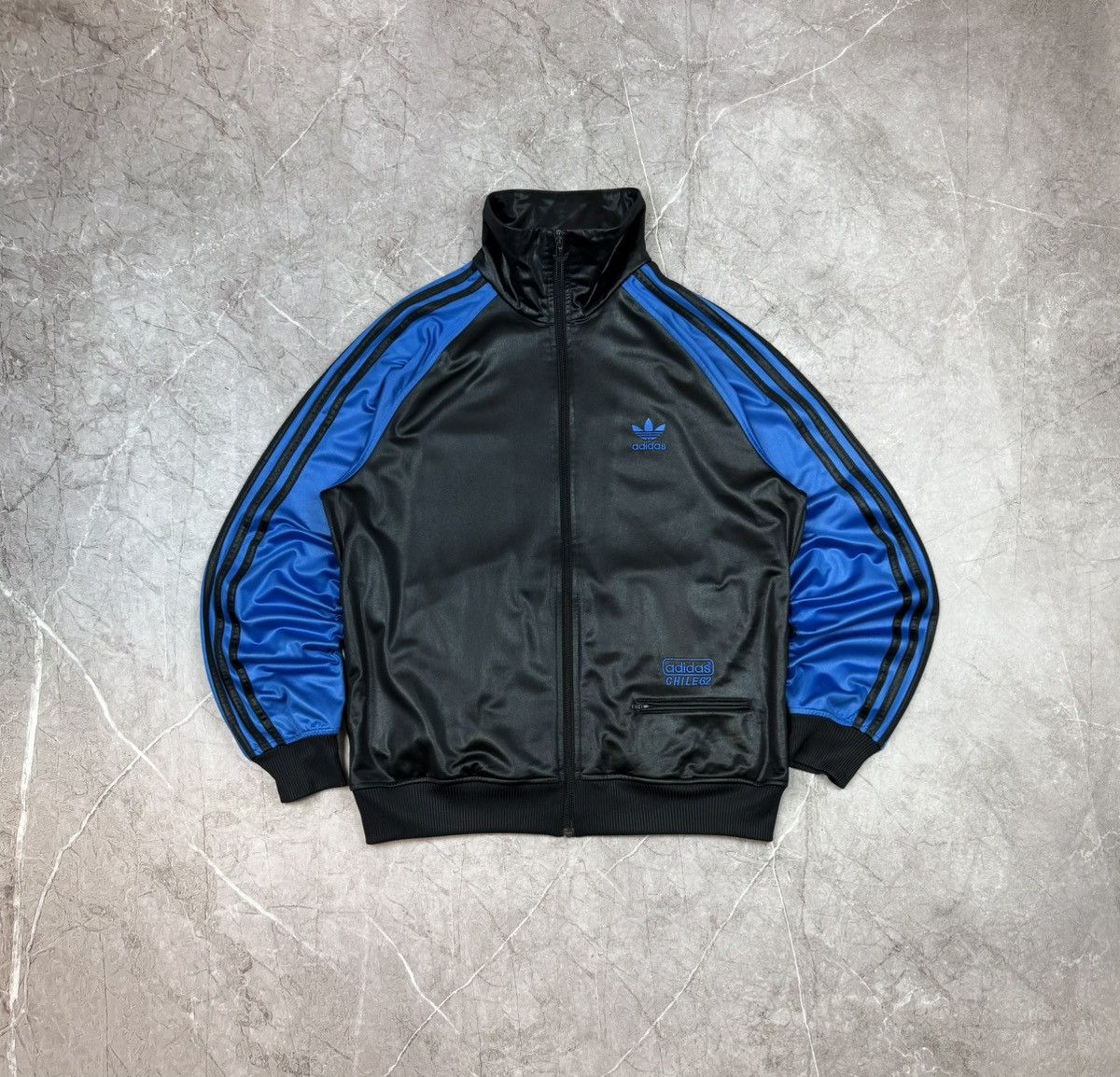 Adidas Adidas Chile 62 Vintage Limited Track Jacket Shiny Black Size US M / EU 48-50 / 2 - 1 Thumbnail