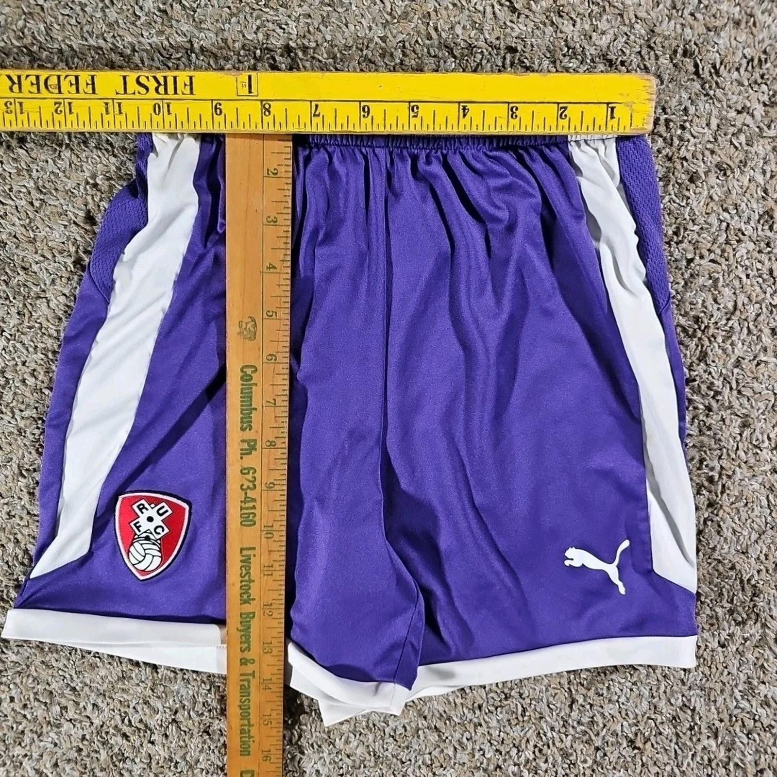Puma RUFC Puma Purple Soccer Shorts LG Girls UK 11-12Y Size ONE SIZE - 5 Thumbnail
