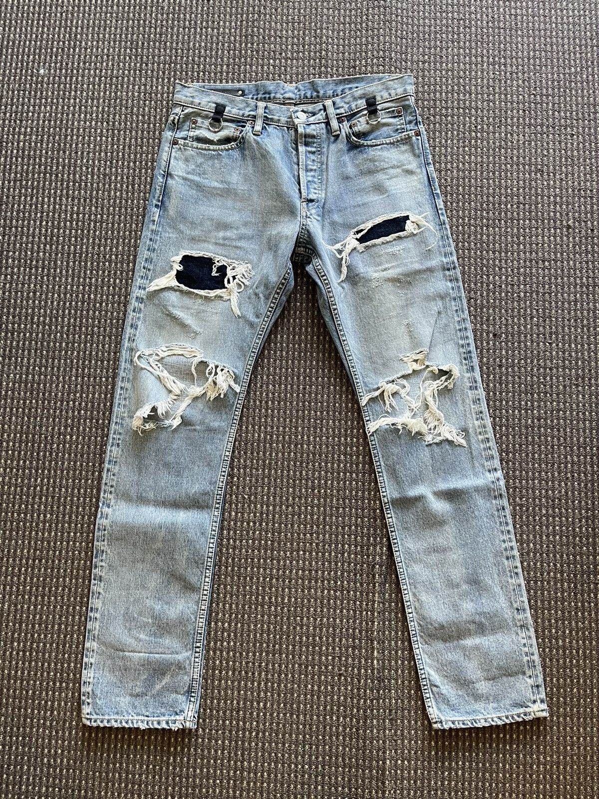 Takahiromiyashita The Soloist. TheSoloist x Minedenim Grunge Jeans Size US 32 / EU 48 - 1 Thumbnail