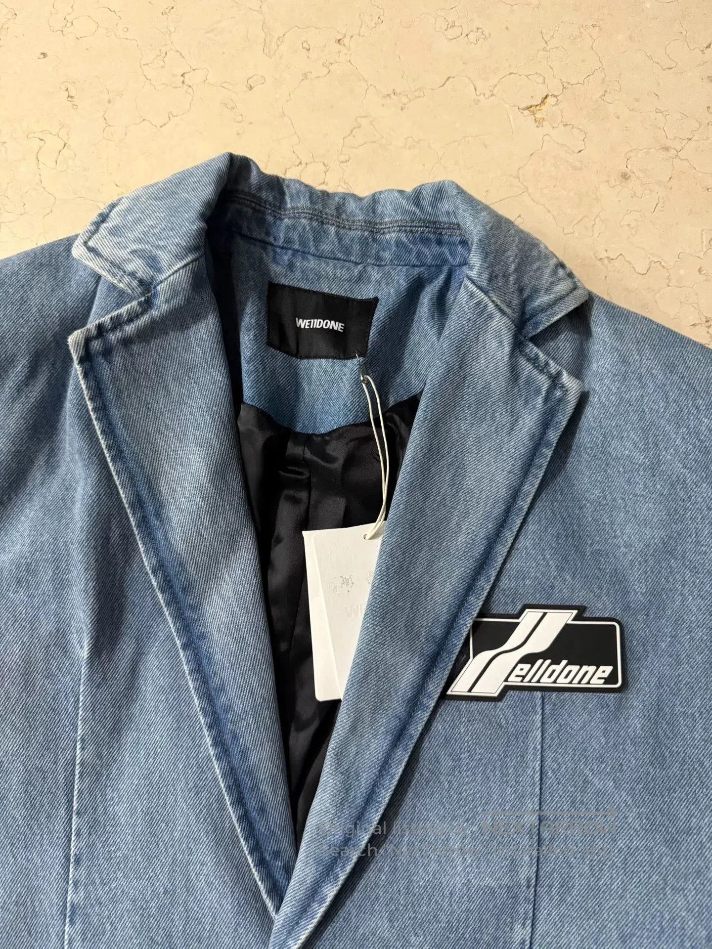 WE11DONE We11done Denim Blazer Jacket. Size US S / EU 44-46 / 1 - 3 Thumbnail