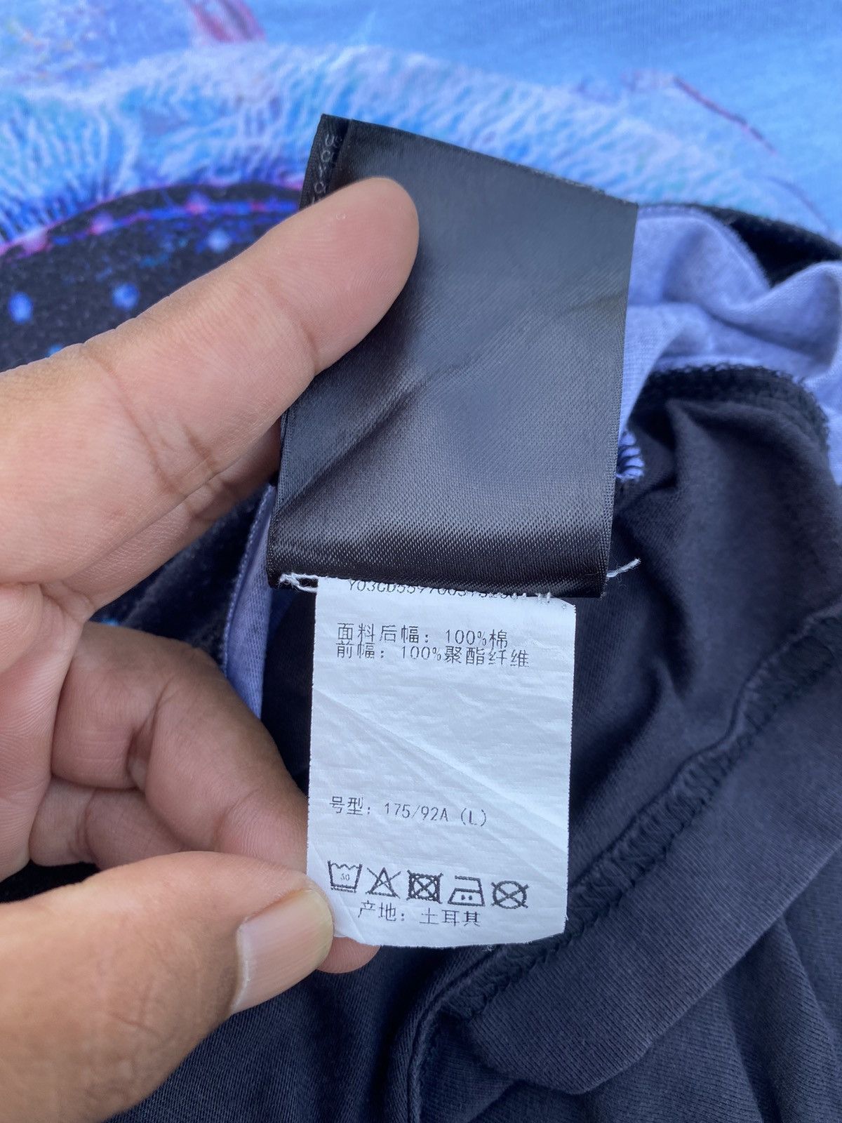 Adidas Rare Adidas Y3 Yohji Yamamoto Tshirt Size US L / EU 52-54 / 3 - 13 Thumbnail