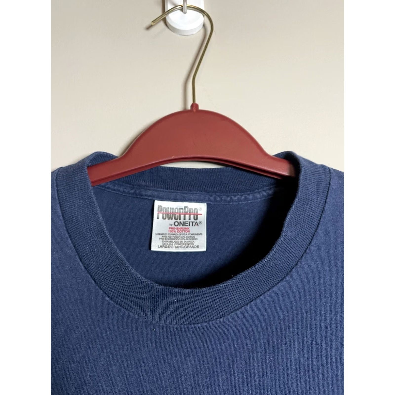 Vintage VINTAGE Kennedy Space Center Space History Shirt L Blue Rocketeer USA Rockets Man T-Shirt Size US L / EU 52-54 / 3 - 3 Thumbnail
