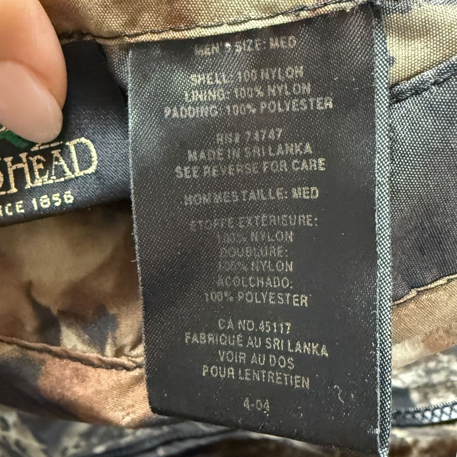 Redhead RedHead Vintage Camo Full Zip Insulated Reversible Men's M Size US M / EU 48-50 / 2 - 4 Thumbnail