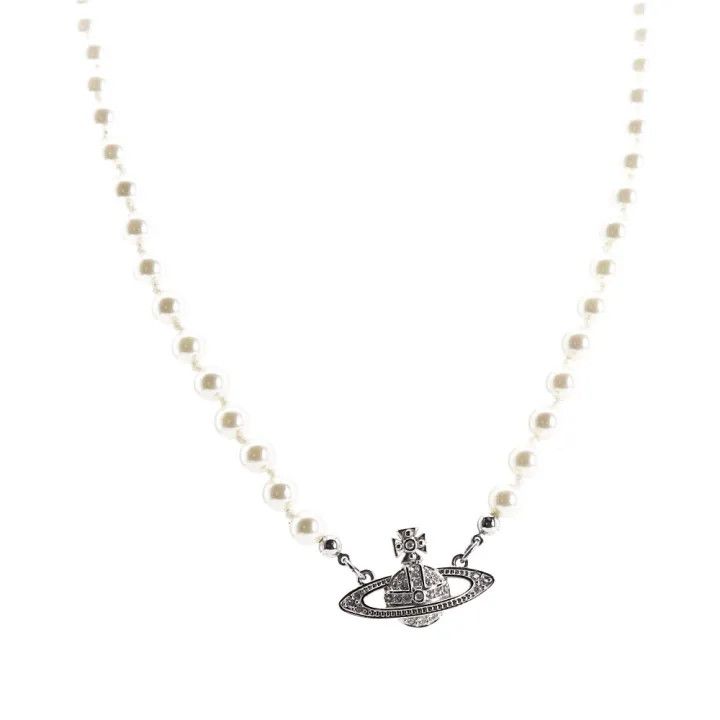 Vivienne Westwood Vivienne Westwood Mini Bas Relief Choker Necklace 0079 Size ONE SIZE - 1 Thumbnail
