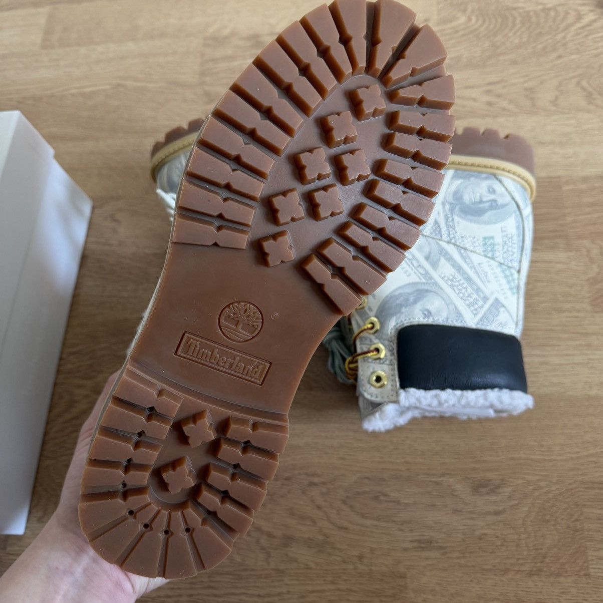 Maison Margiela × Supreme Supreme MM6 Maison Margiela Timberland 6” Boot Dollar Print Size US 10 / EU 43 - 4 Thumbnail