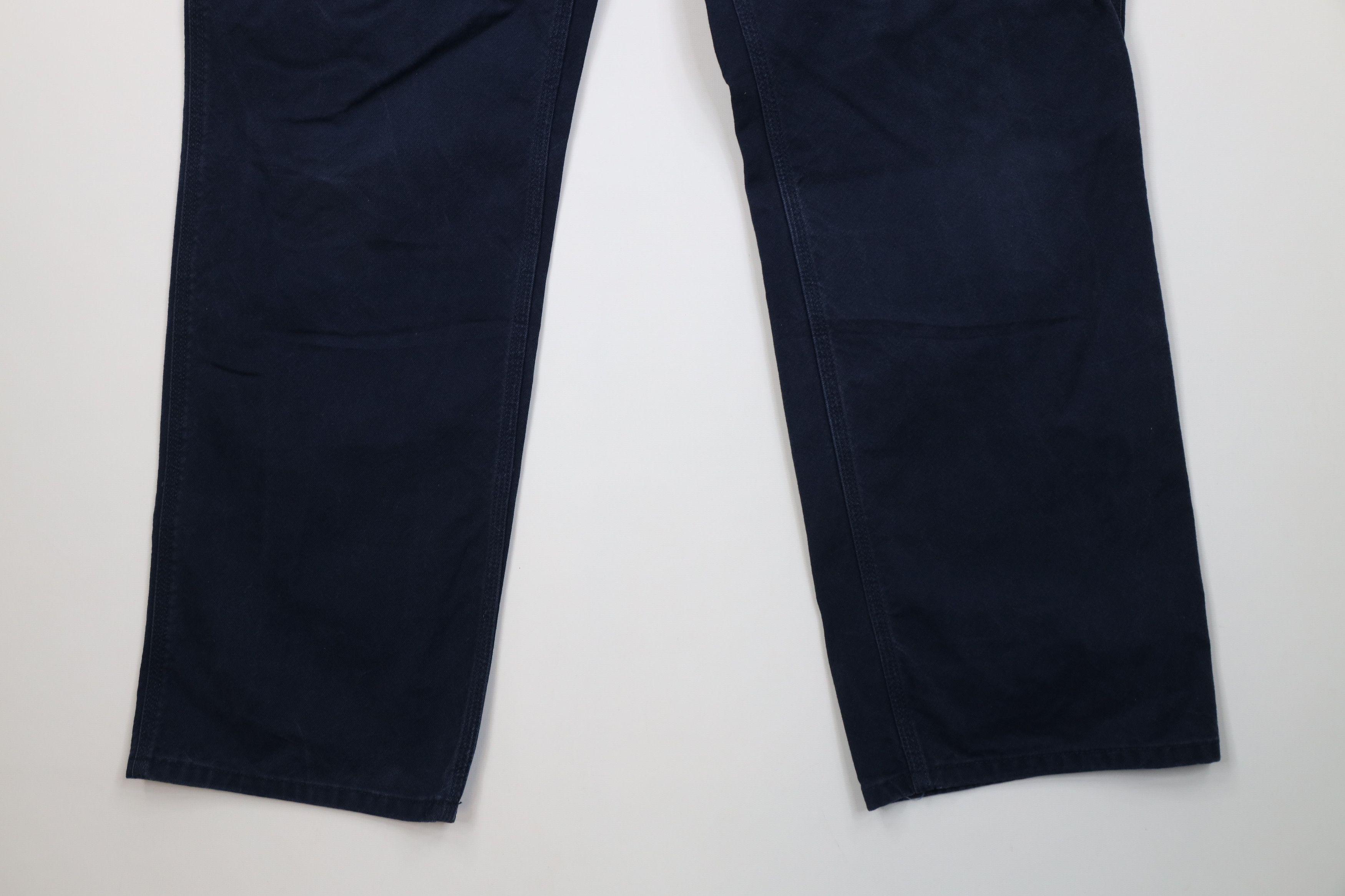 Carhartt Vintage Y2K Carhartt Fit Wide Leg Dungaree Pants Navy Blue Size US 38 / EU 54 - 4 Thumbnail