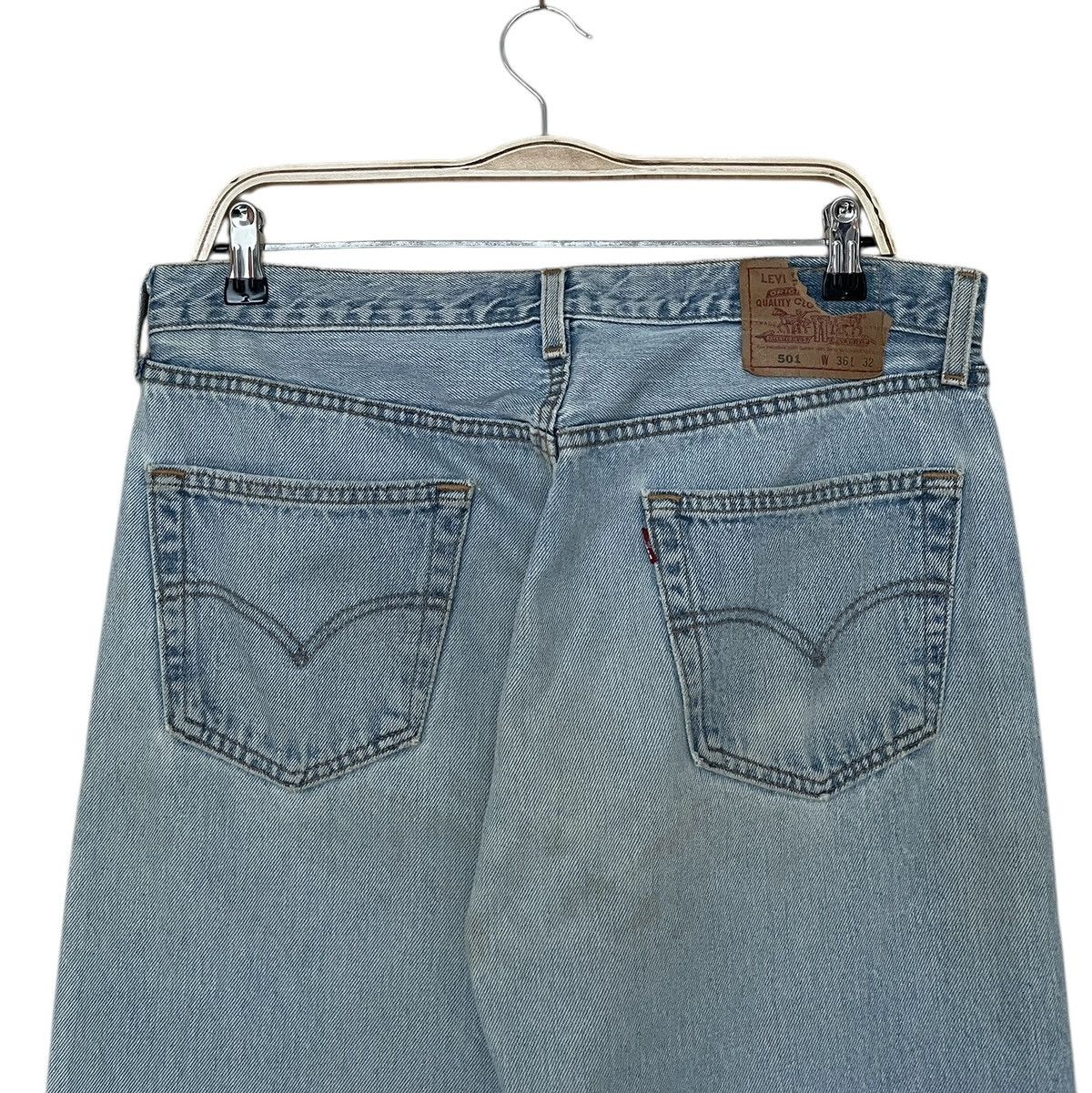 Levi's × Vintage Vintage Brand Levi’s 501 Made In Usa Jeans 1990s Size US 36 / EU 52 - 4 Thumbnail