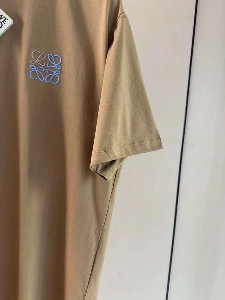 Loewe LOEWE Double color logo embroidery round neck short sleeve Size L / US 10 / IT 46 - 8 Thumbnail
