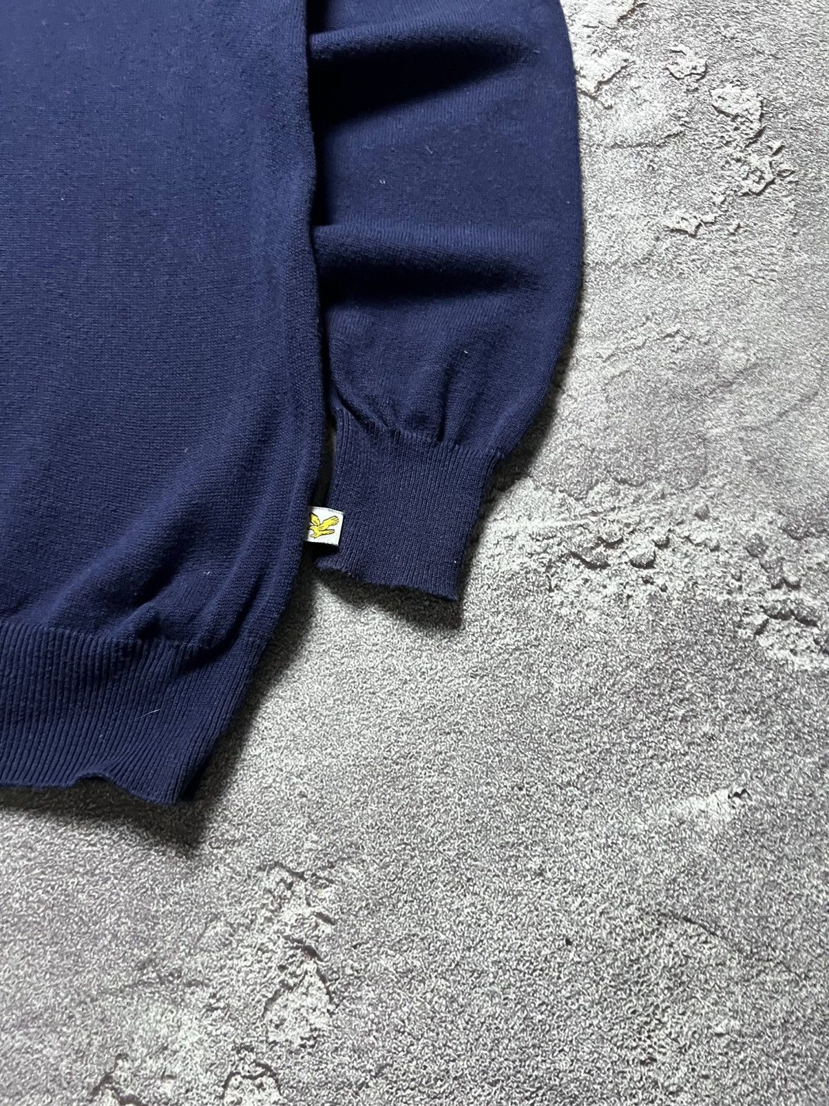 Lyle & Scott Vintage Lyle & Scott Sweater Long Sleeve Big Logo Lampas M Size US M / EU 48-50 / 2 - 5 Thumbnail
