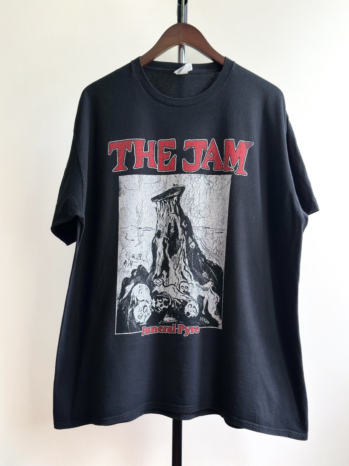 VINTAGE THE JAM FUNERAL PYRE PUNK ROCK BAND TEE