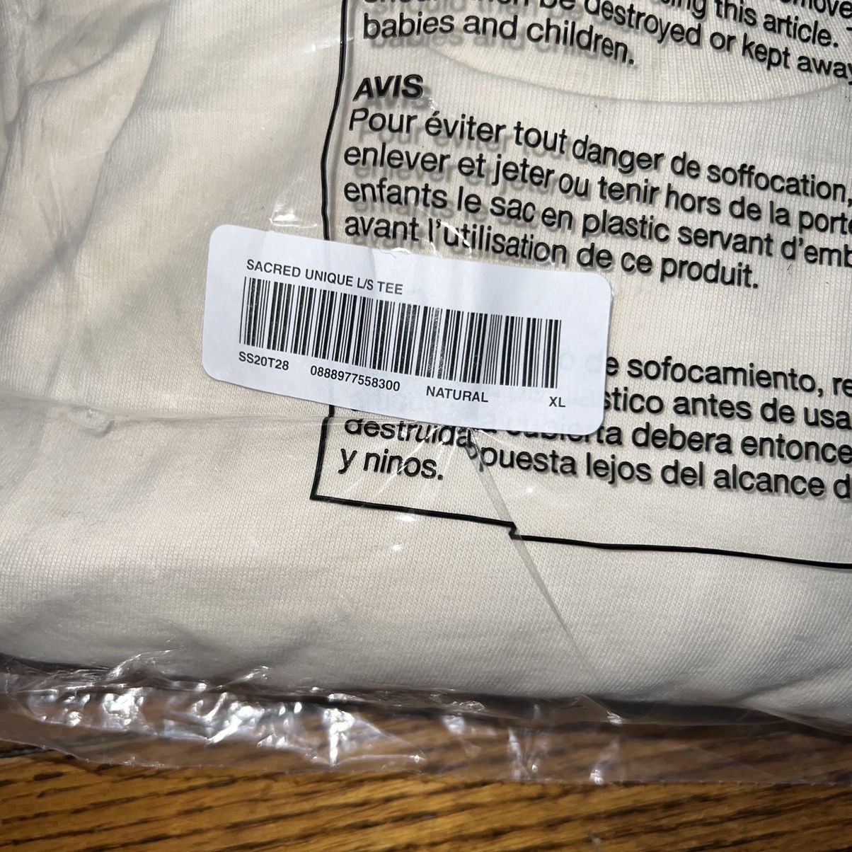 Supreme Supreme Sacred Unique L/S Tee Natural Size: XL Size US XL / EU 56 / 4 - 4 Thumbnail