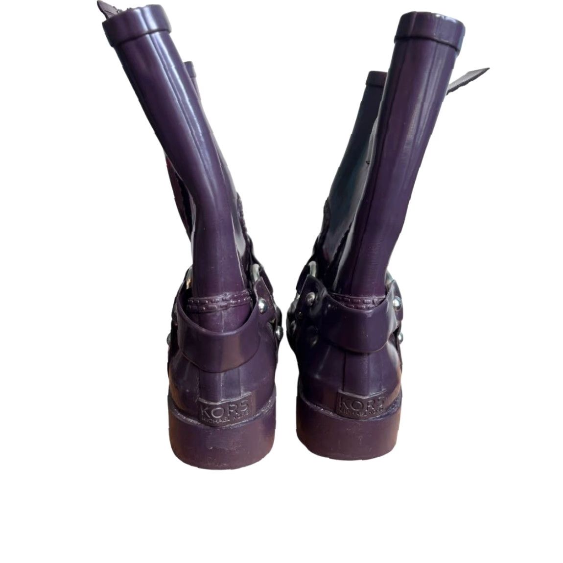 Michael Kors MICHAEL KORS Boots 8 Plum Purple Cowboy Rain Damaged - Pull tabs split Size US 8 / IT 38 - 7 Thumbnail