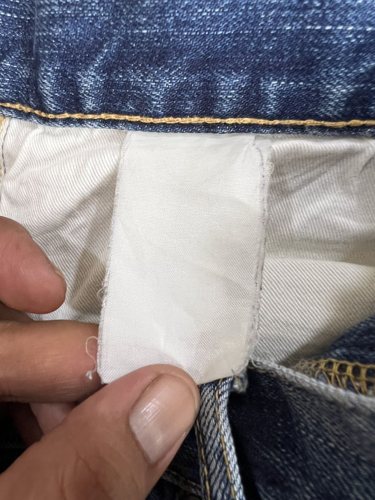 Japanese Brand 🔥Rare Blue Orrey Distressed Denim Size US 32 / EU 48 - 17 Thumbnail