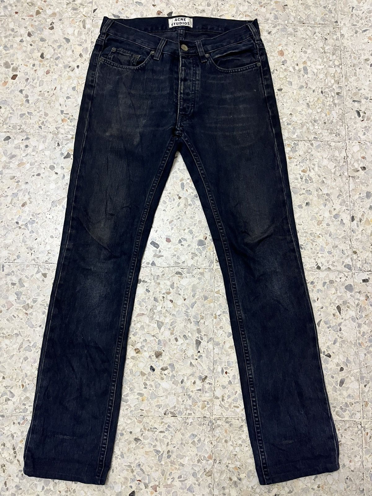 Acne Studios Acne Studios Roc Lana model Black Denim Jeans Size US 30 / EU 46 - 1 Thumbnail