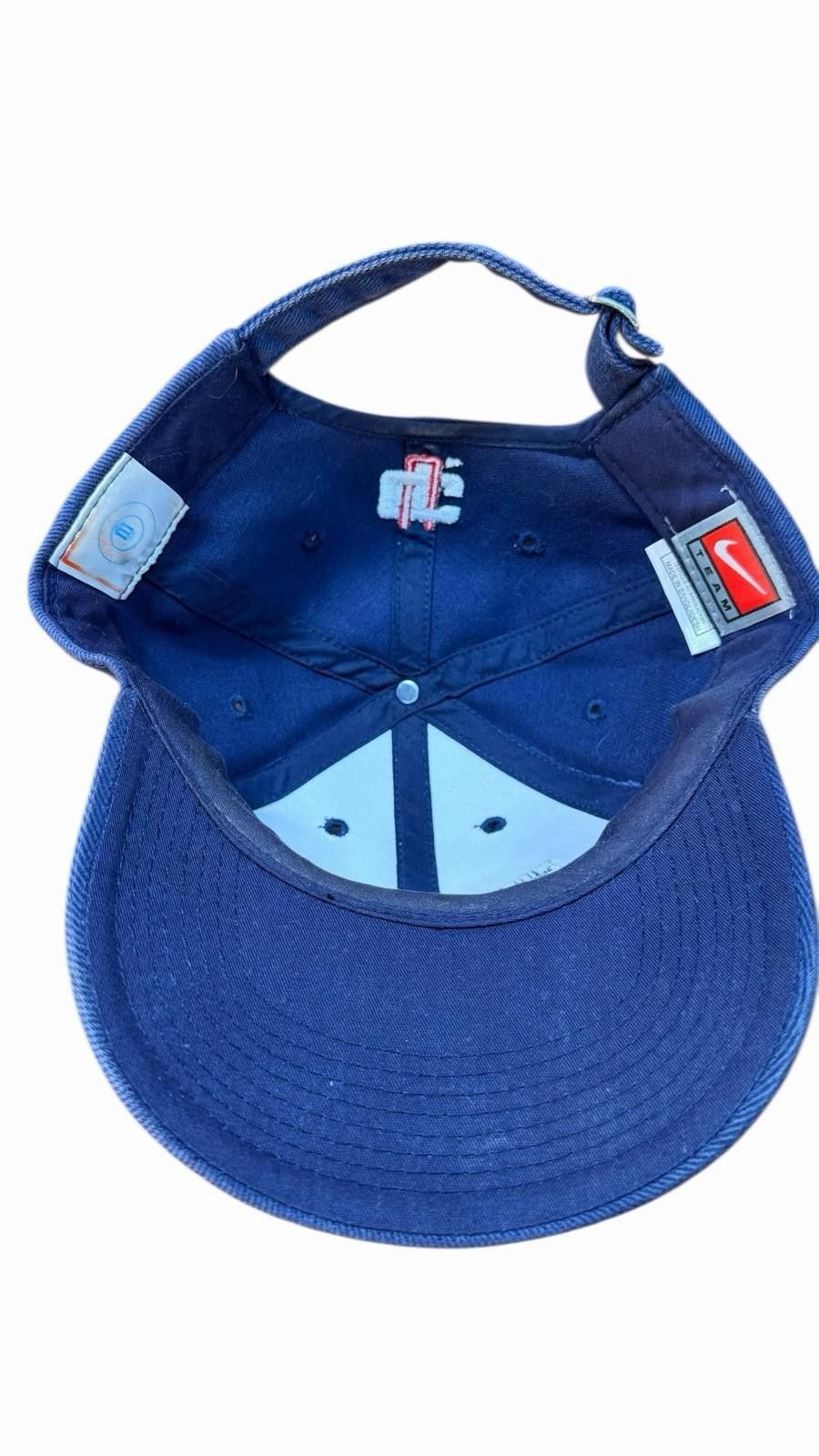 Nike Y2K Nike UCONN Navy Blue Swoosh Just Do It Hat Size ONE SIZE - 2 Thumbnail