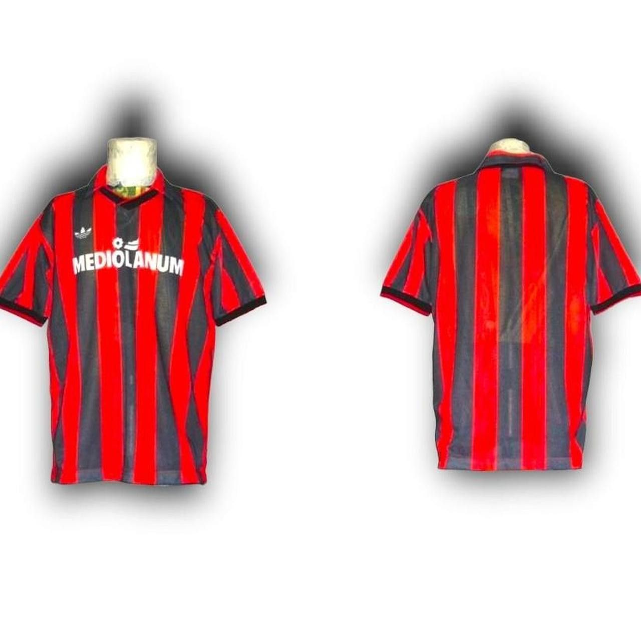 Adidas Ac Milan Italy 1990 1991 1992 Home Shirt Jersey Size US XL / EU 56 / 4 - 3 Thumbnail