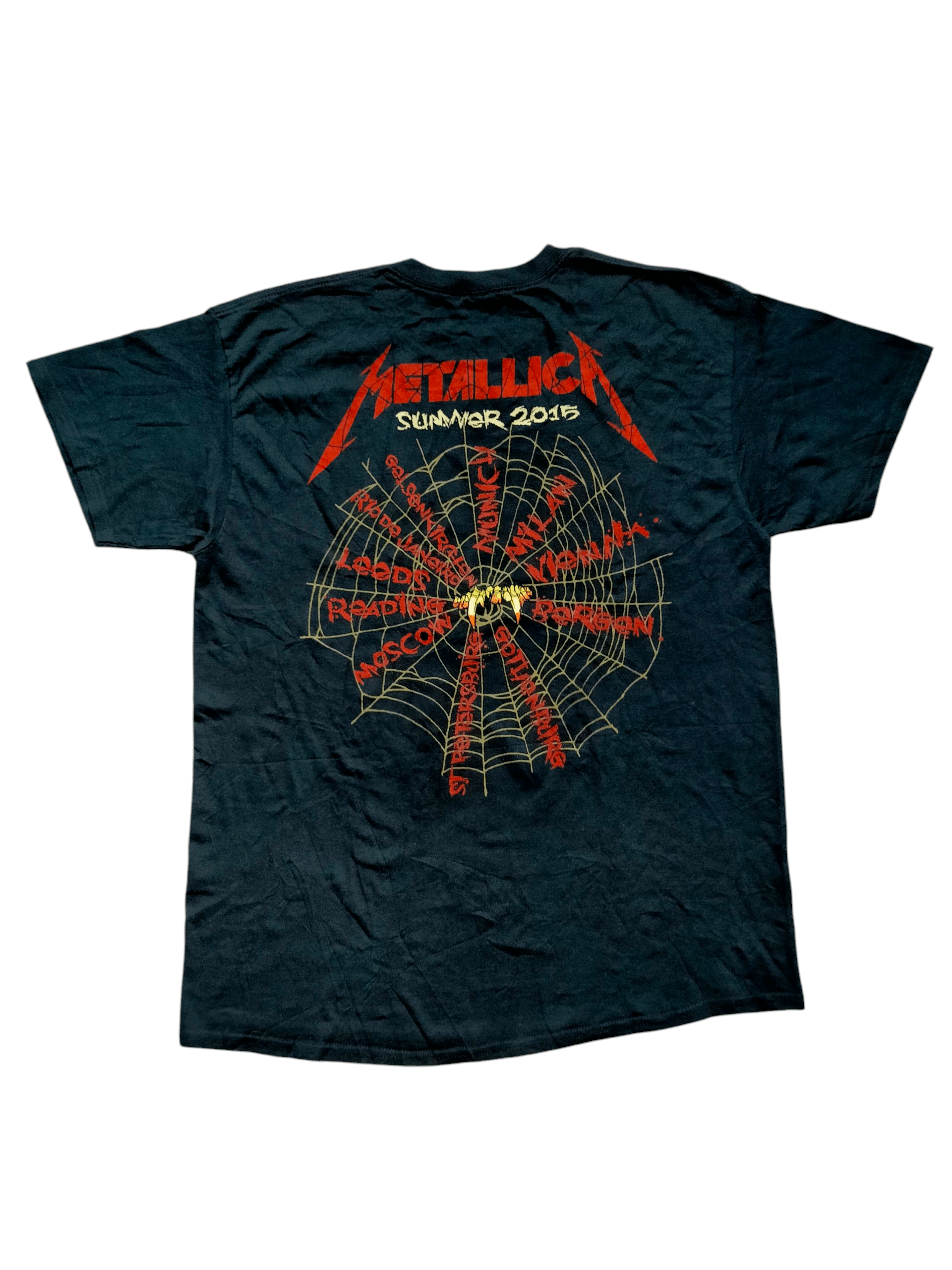 Band Tees Vintage Metallica Tour 2015 Black tee Size L Size US L / EU 52-54 / 3 - 2 Thumbnail