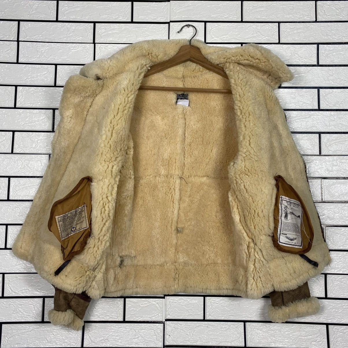 Avirex 🔥VINTAGE GENUINE LEATHER JACKET B-3 AVIREX USA SHEARLING Size US S / EU 44-46 / 1 - 16 Thumbnail