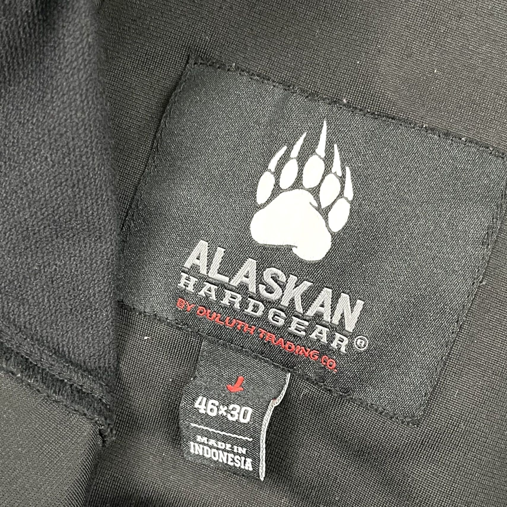CO VINTAGE Duluth Trading Co Alaskan Hardgear Pants Men 46 x 30 Black Cargo Workwear Outdoor Size US 30 / EU 46 - 2 Thumbnail