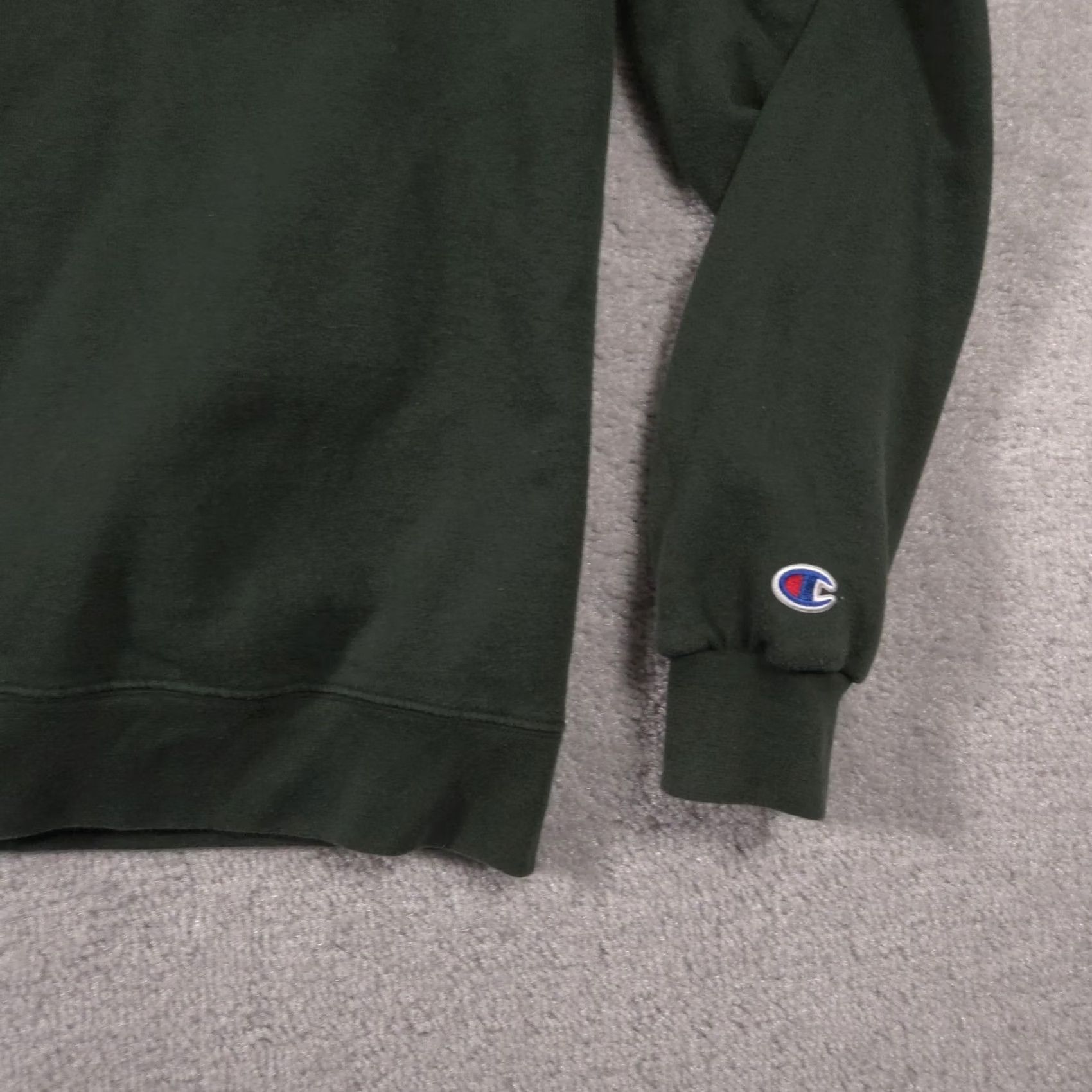 Champion VINTAGE Champion Sweatshirt Mens Large Green Crewneck Pullover C Logo Fleece Size US L / EU 52-54 / 3 - 3 Thumbnail